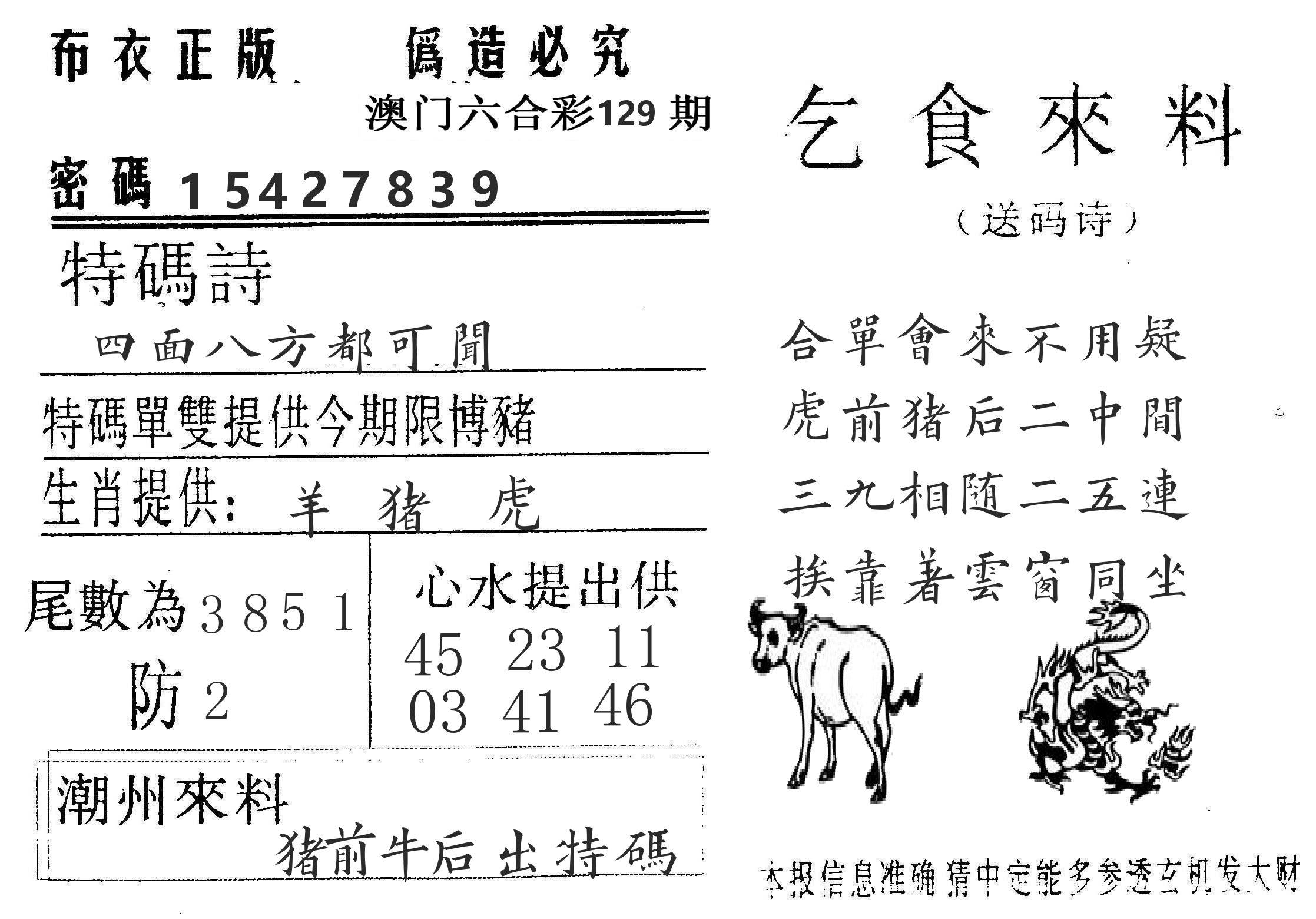 千禧码王 第129期