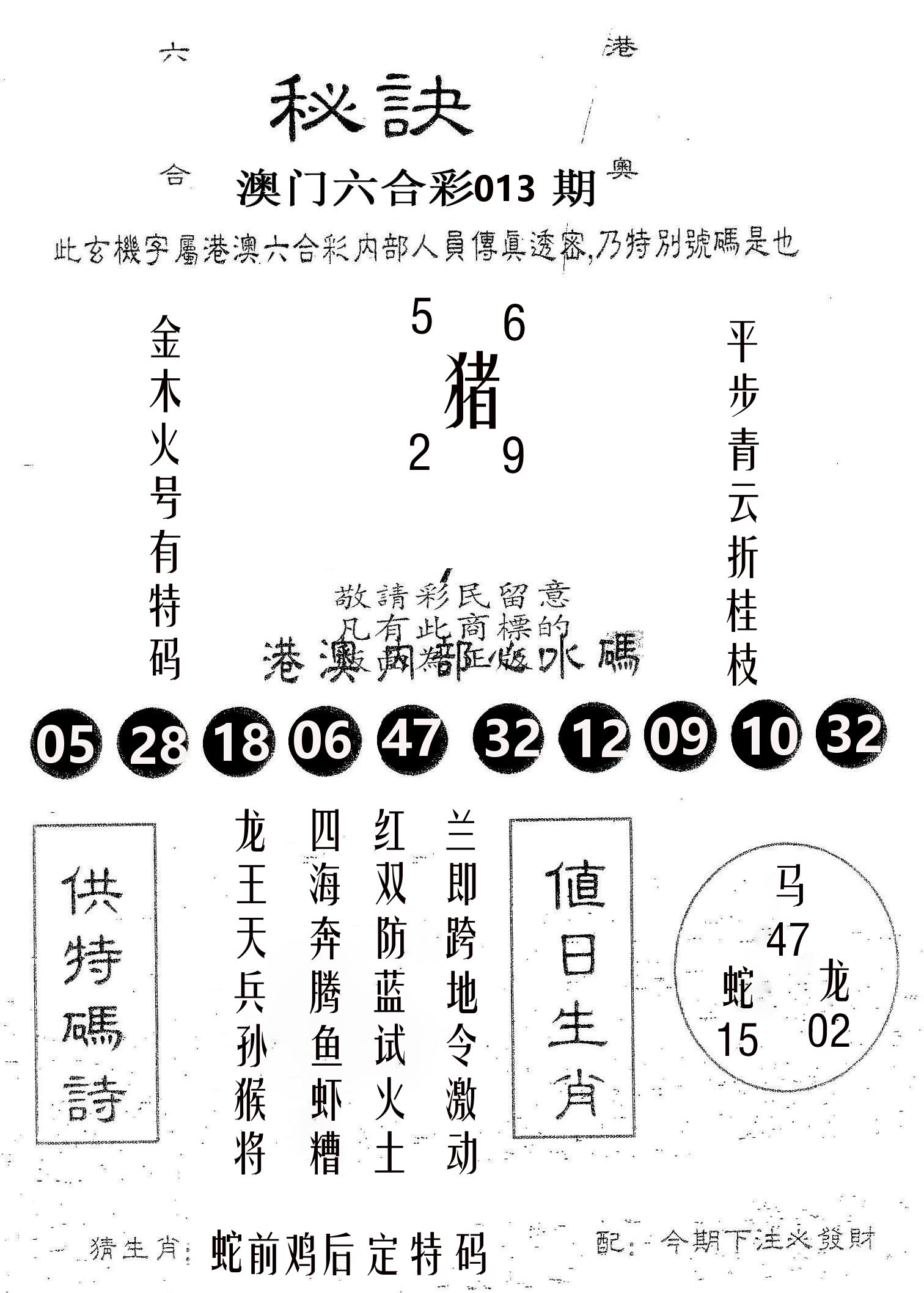 秘决 第13期