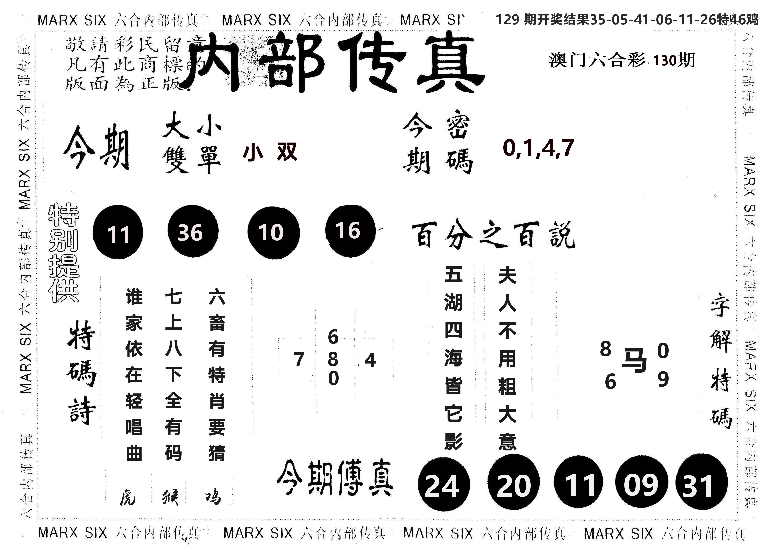 另版内部传真 第130期