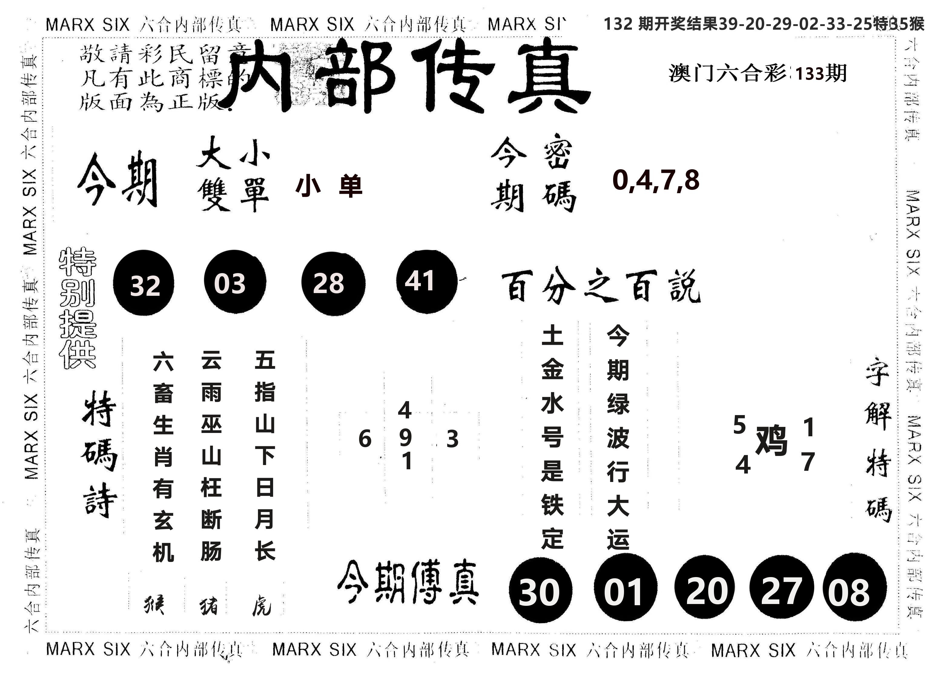 另版内部传真 第133期