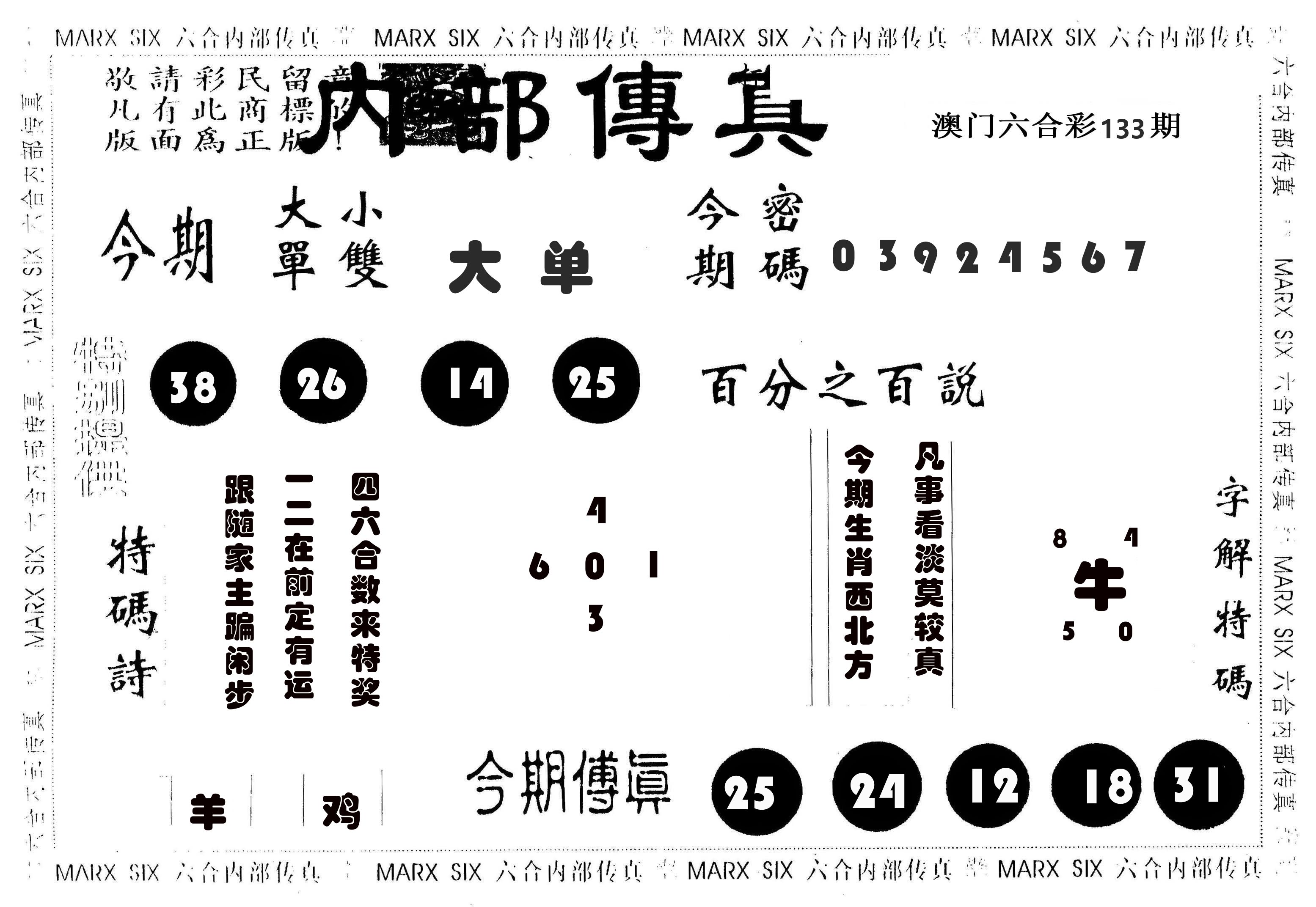 内部传真 第133期