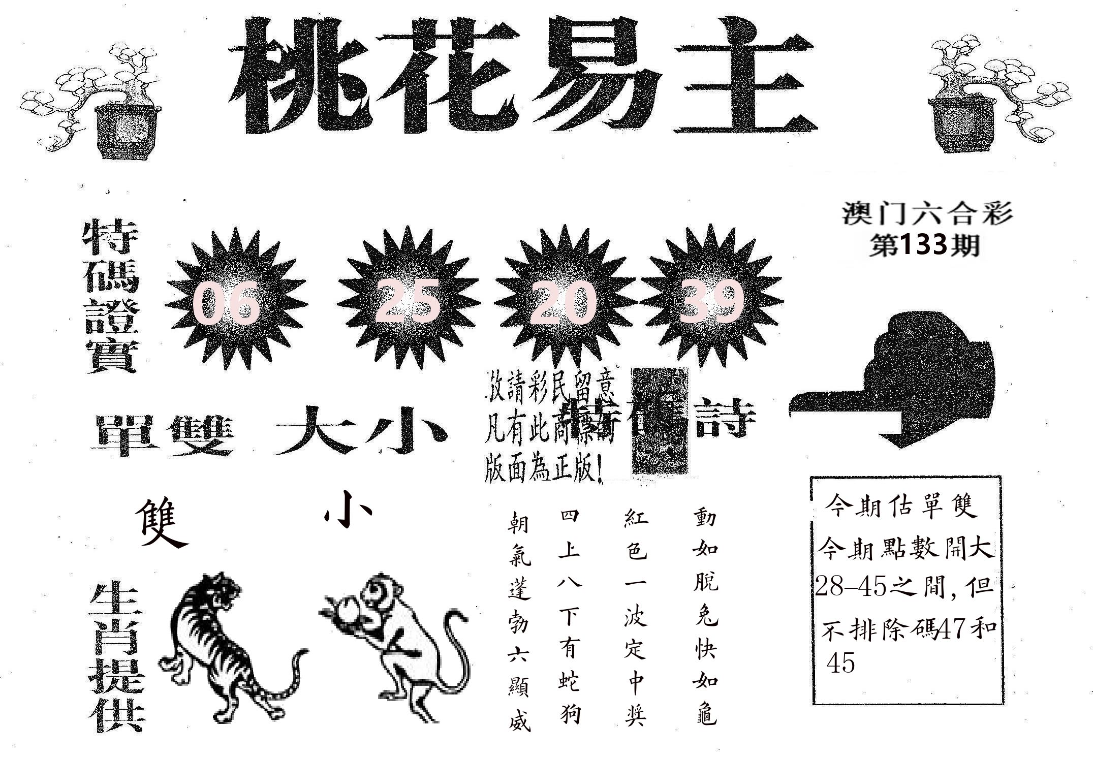 桃花易主 第133期