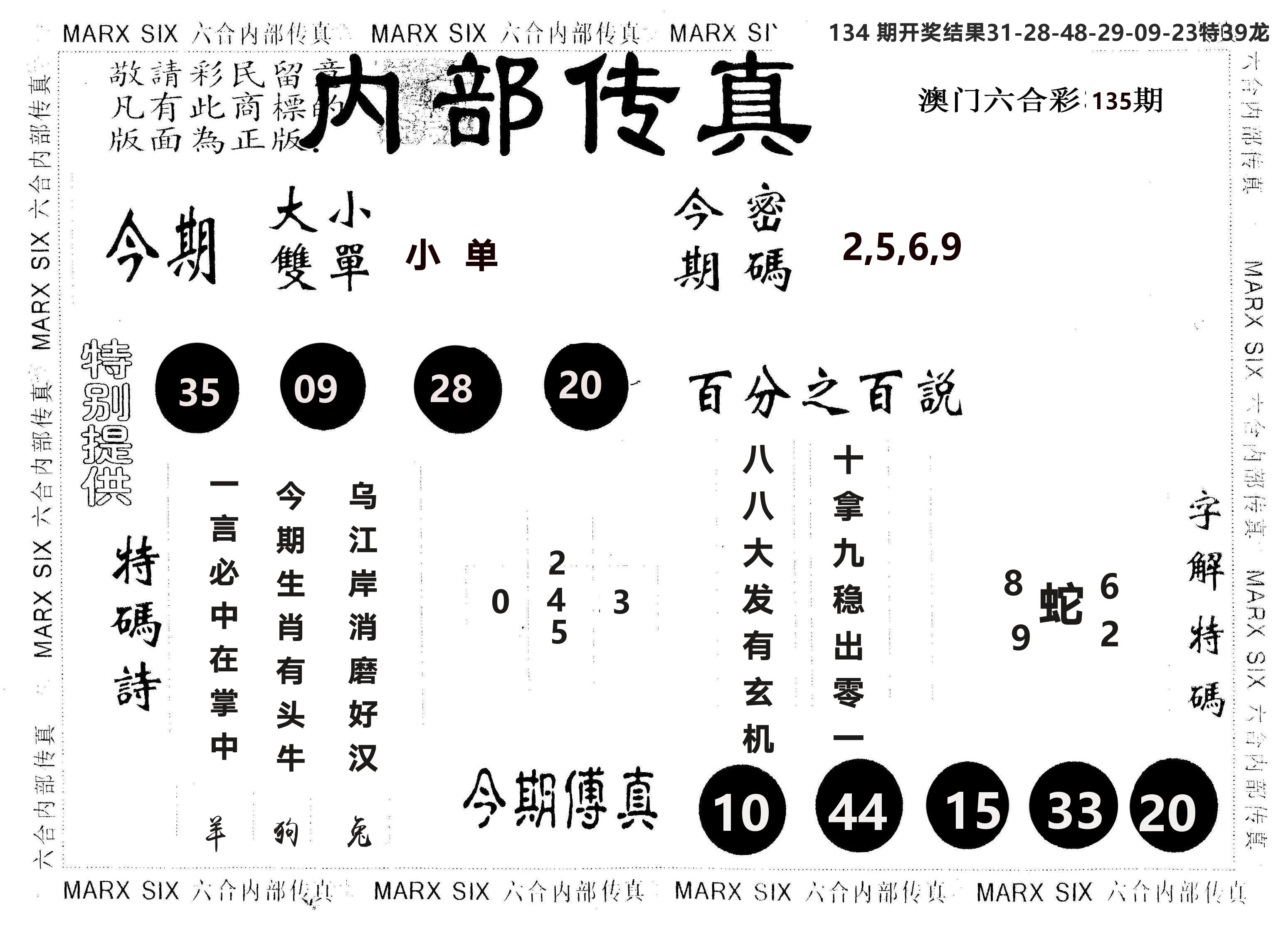 另版内部传真 第135期