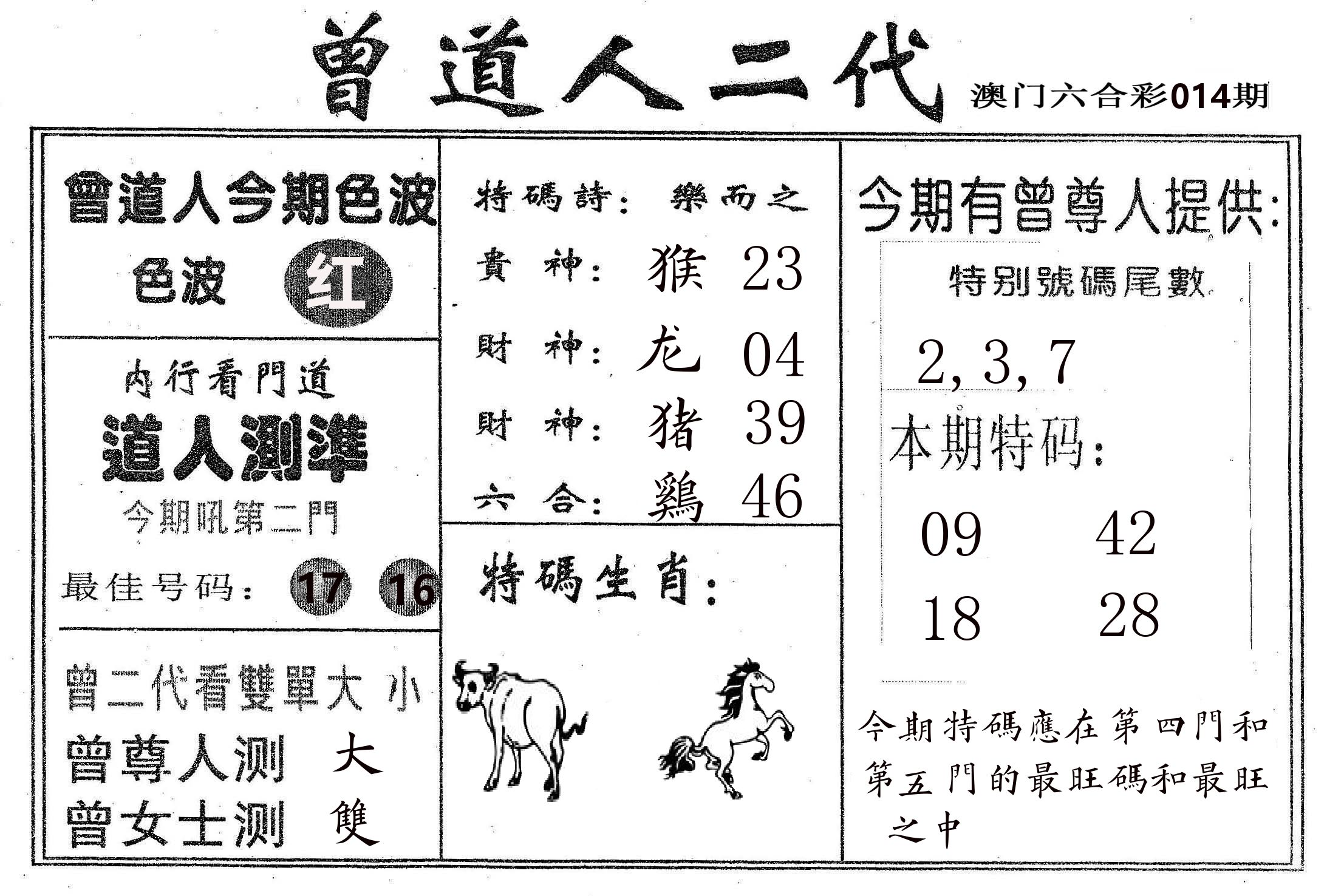 曾二代 第14期