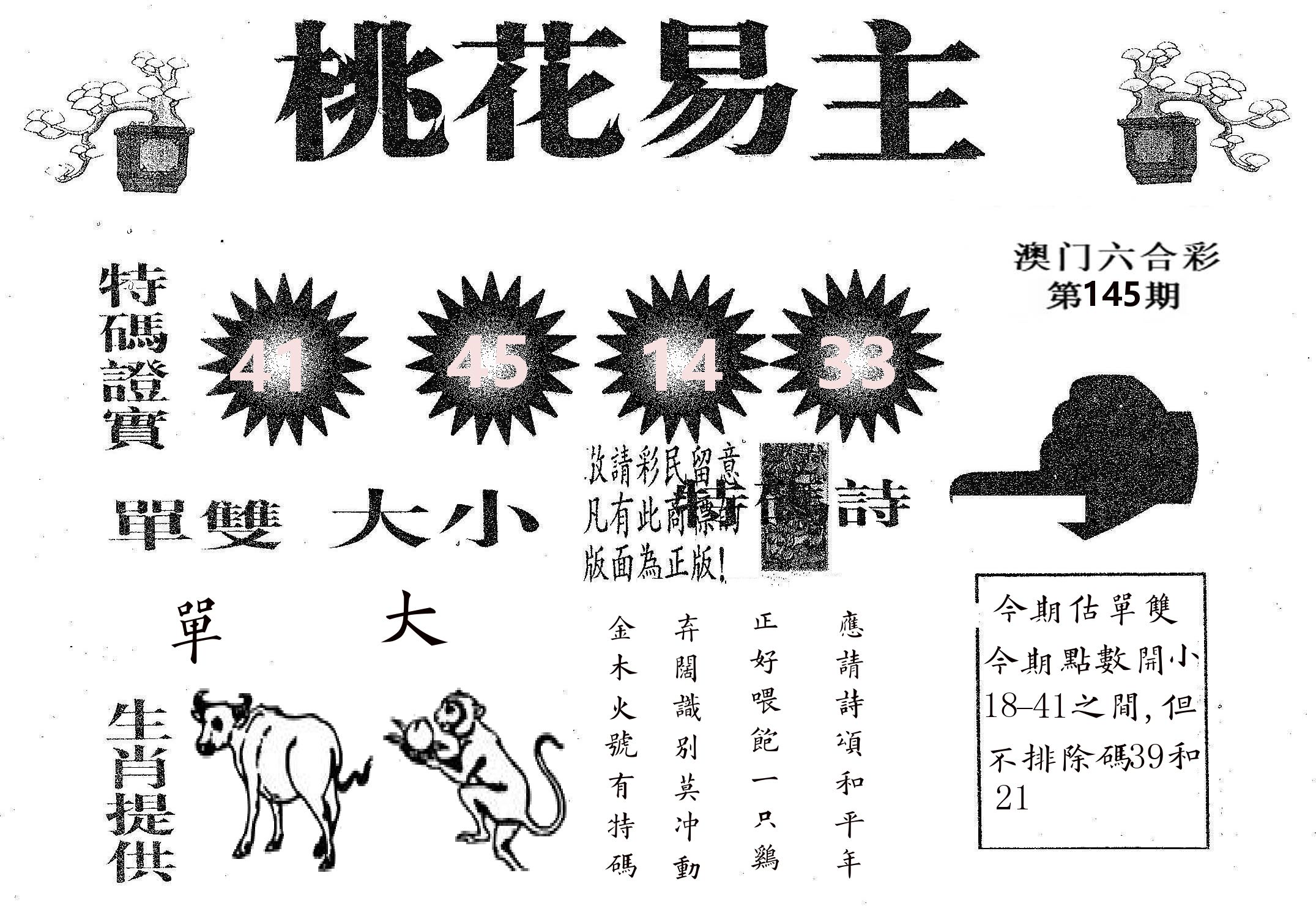 桃花易主 第145期