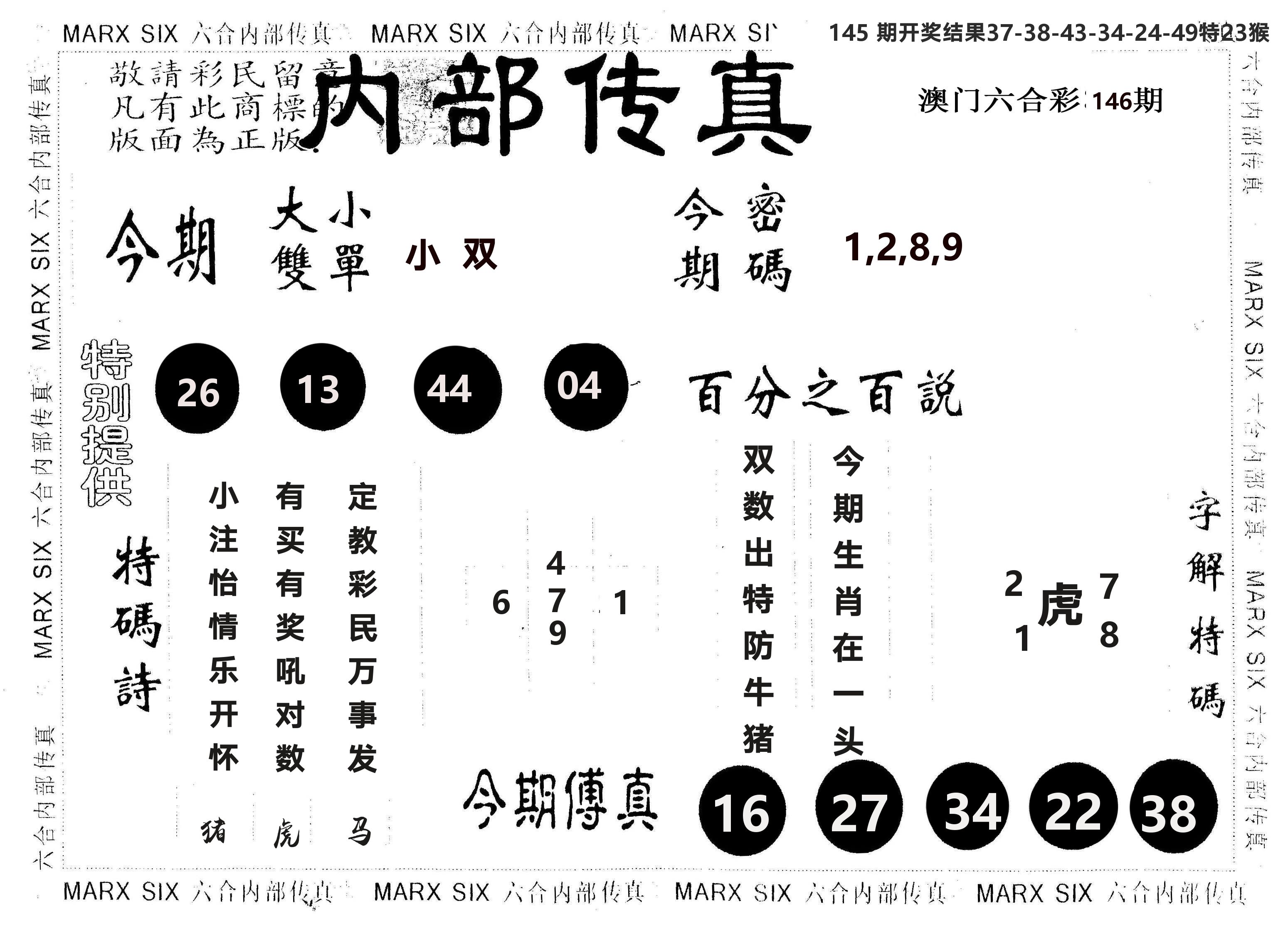 另版内部传真 第146期
