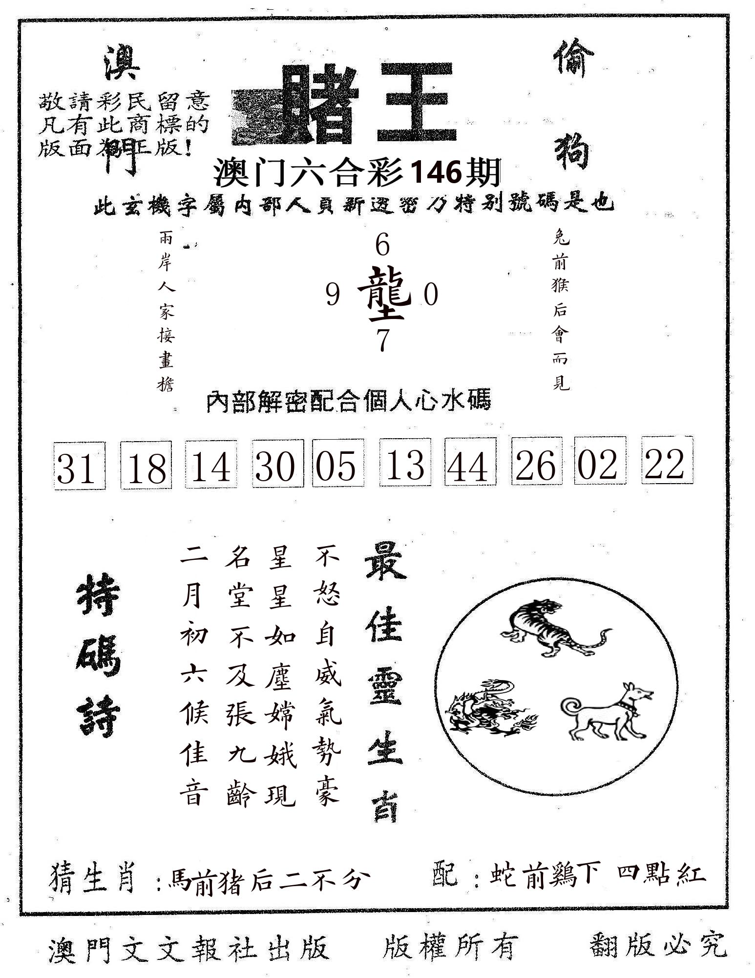 赌王 第146期