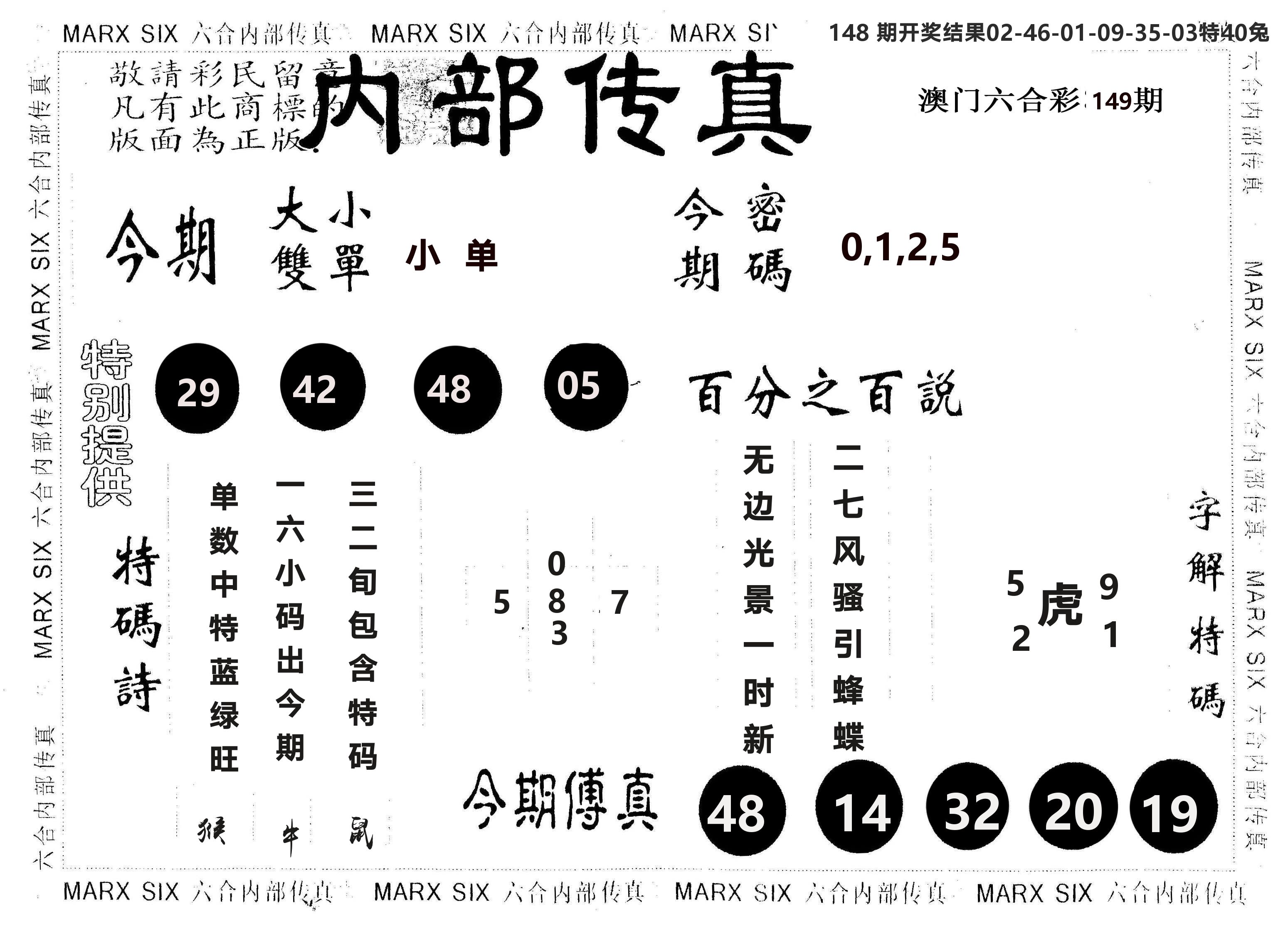 另版内部传真 第149期