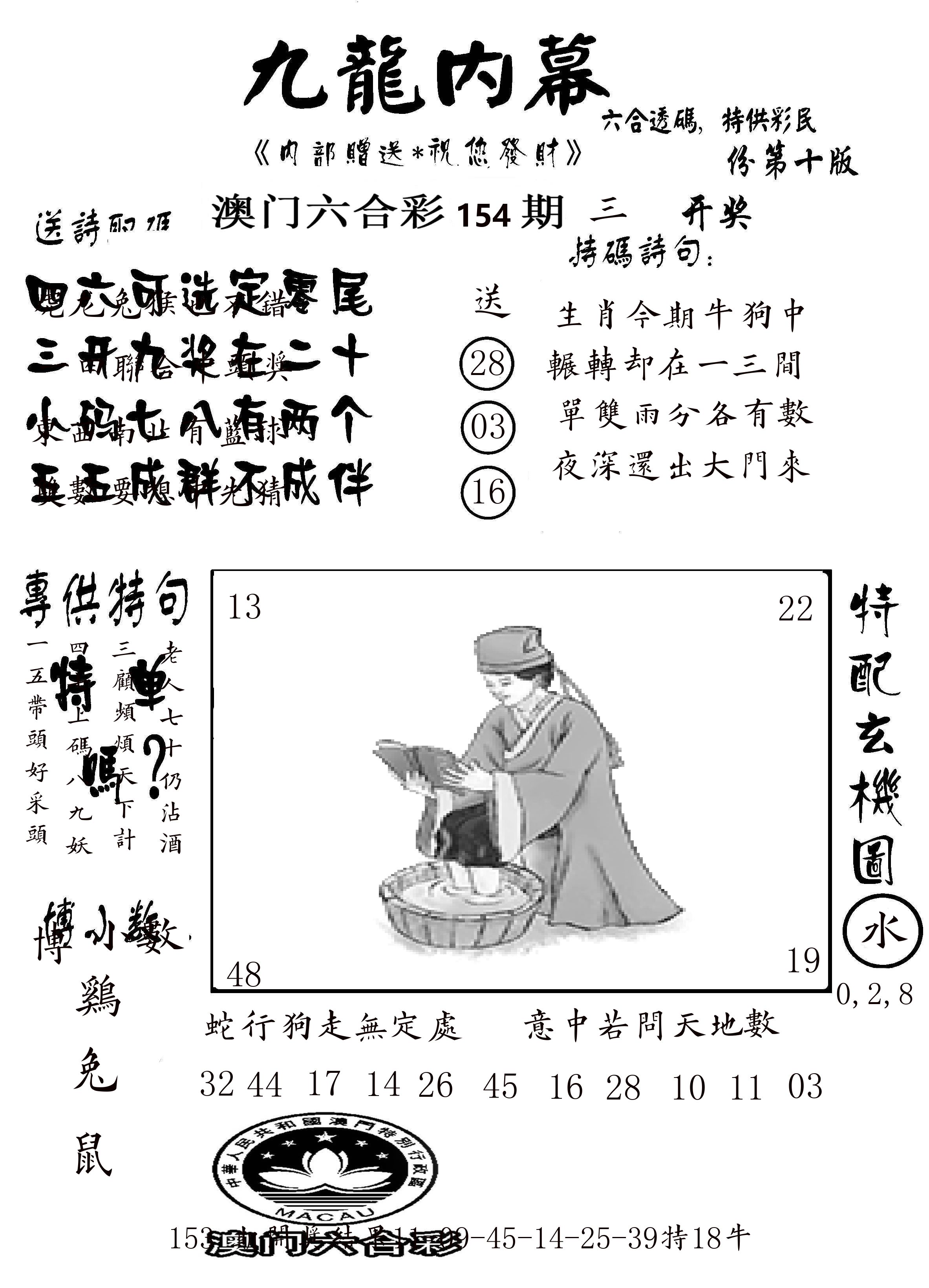 澳门传真2 第154期