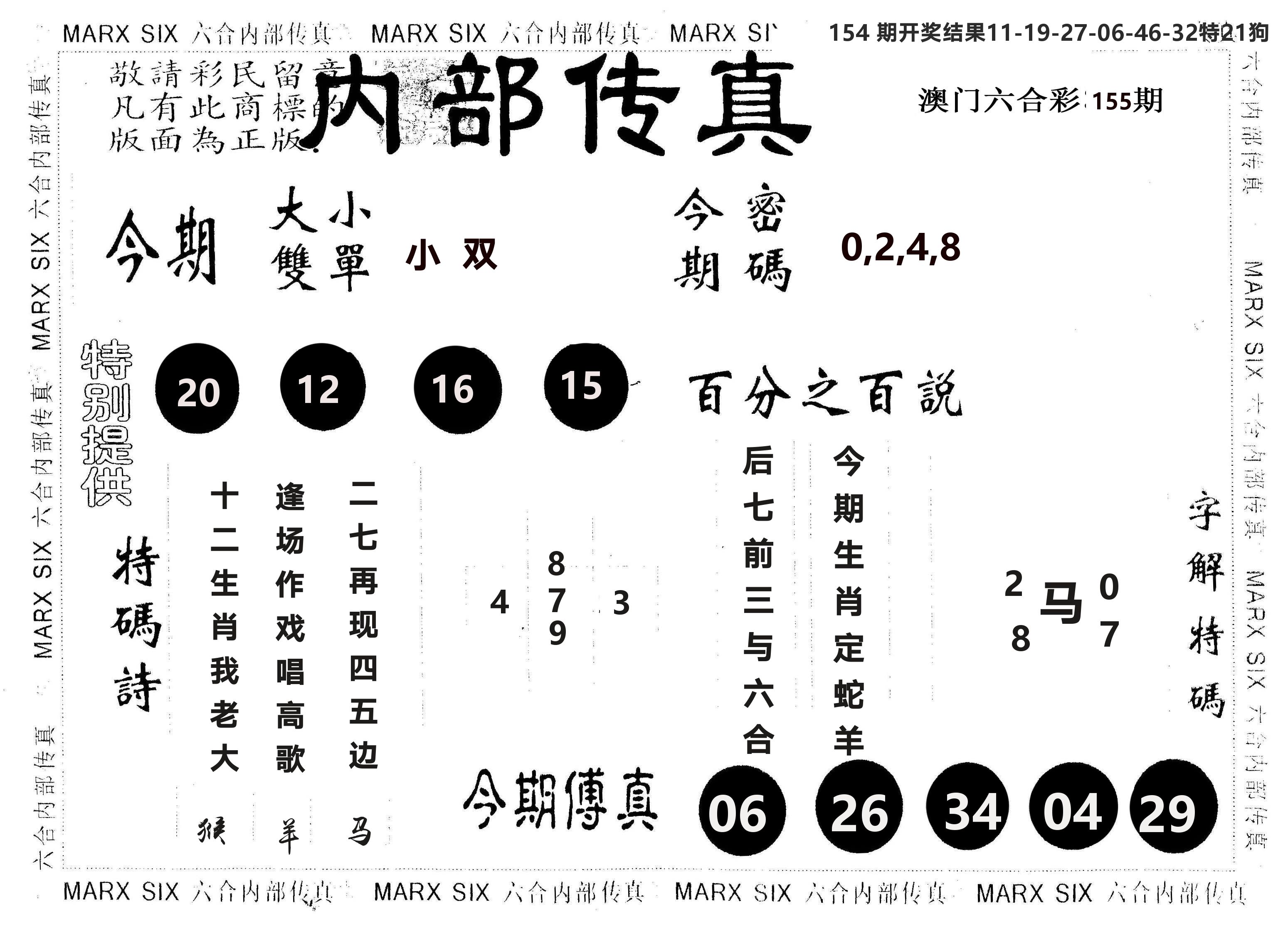 另版内部传真 第155期