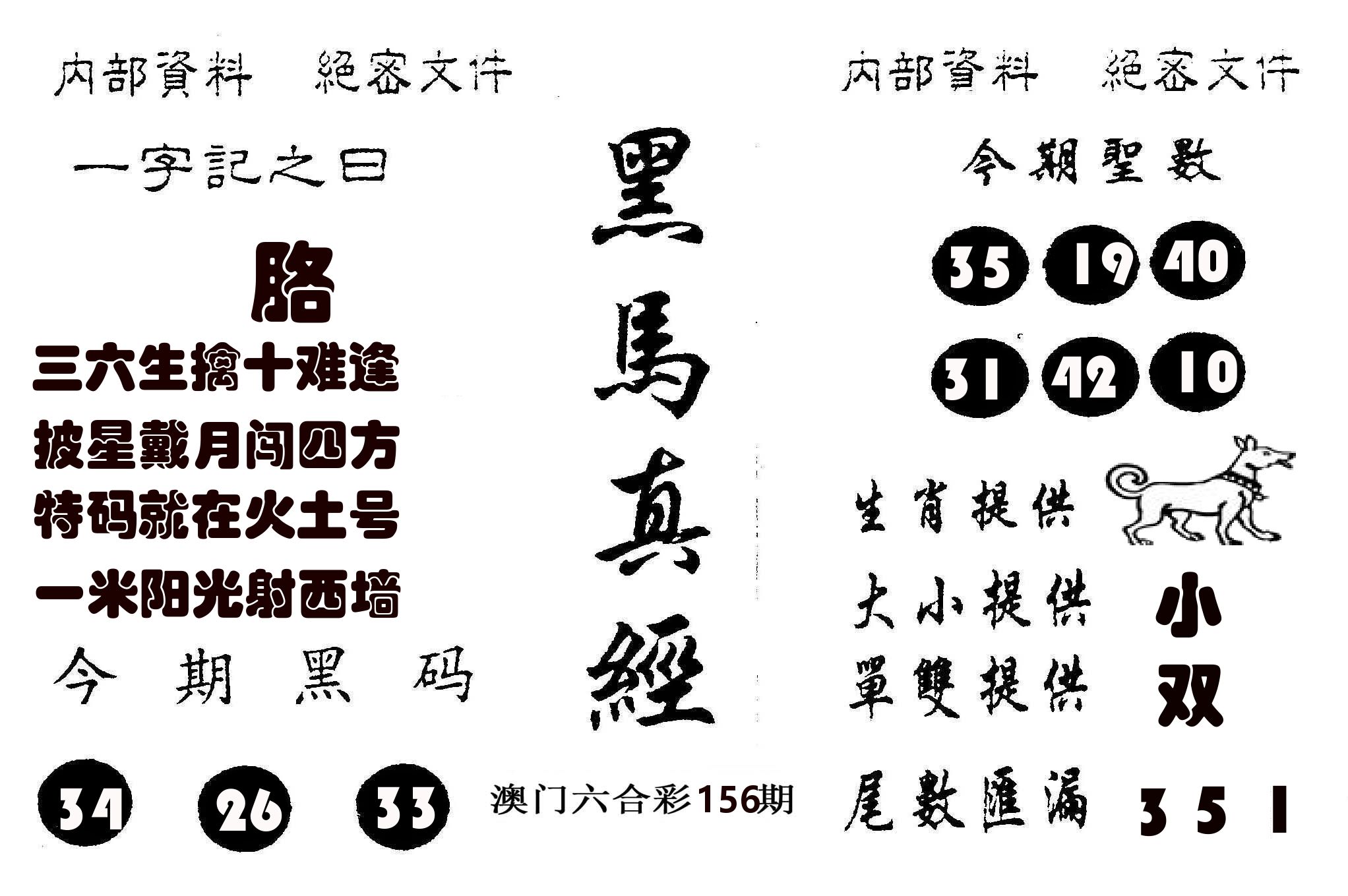 黑马真经 第156期