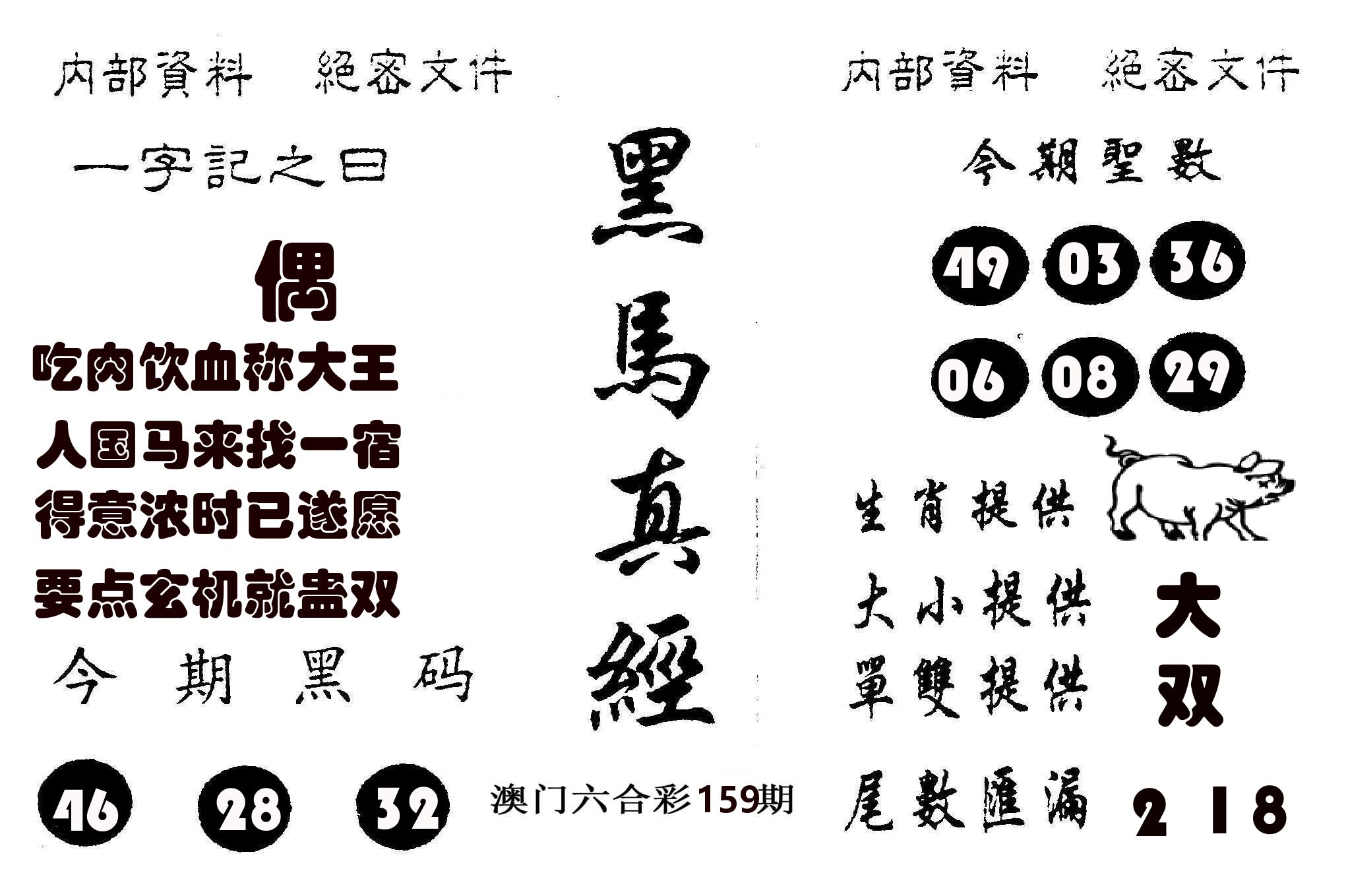 黑马真经 第159期