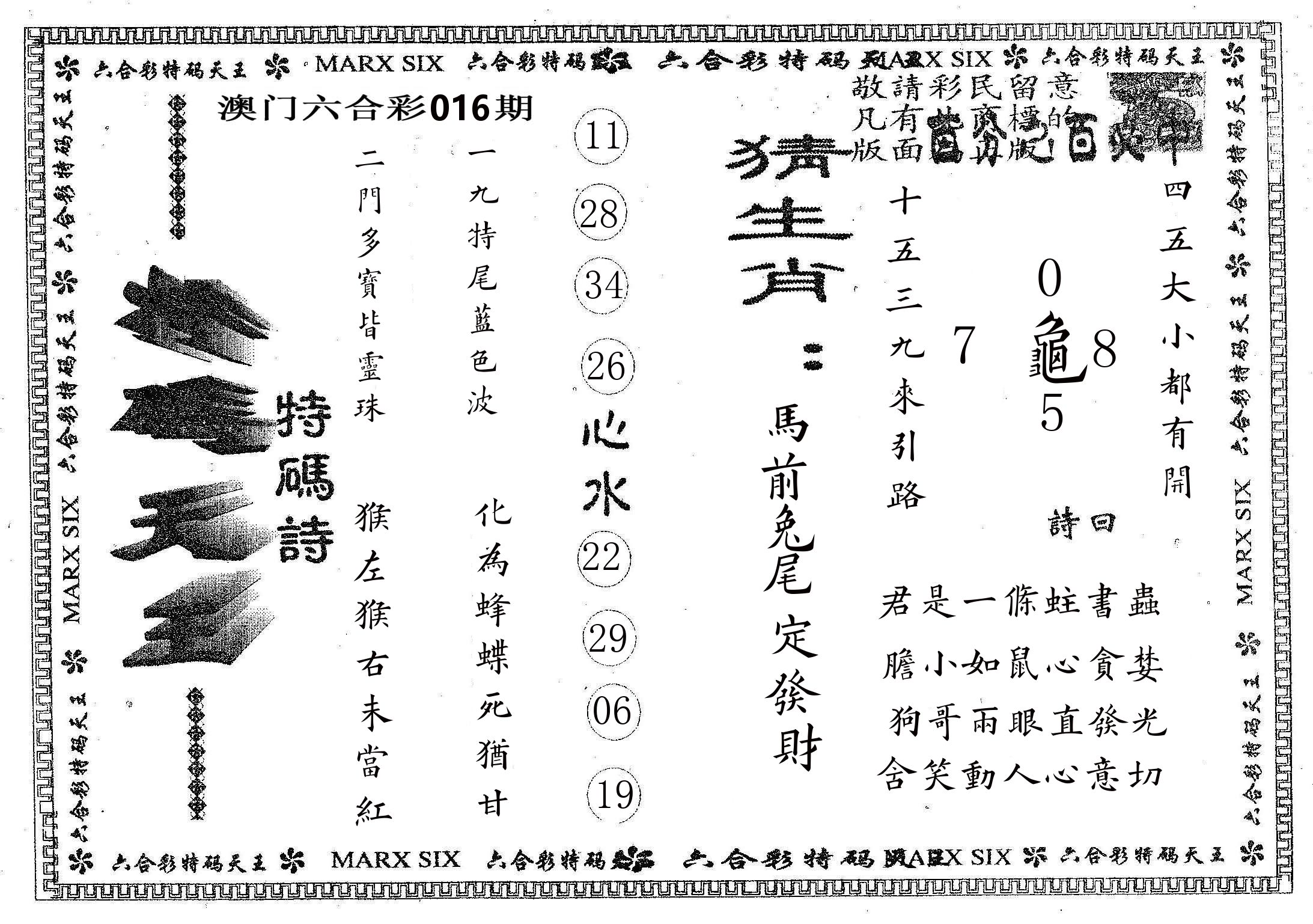 天码天王 第16期