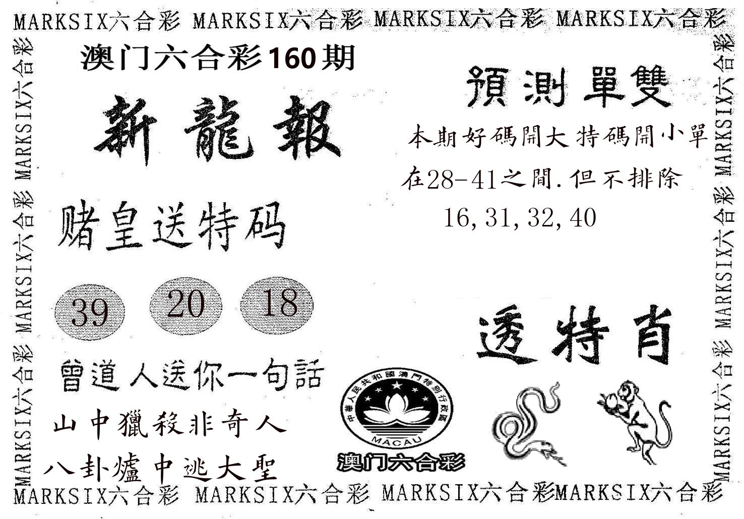 新龙报 第160期