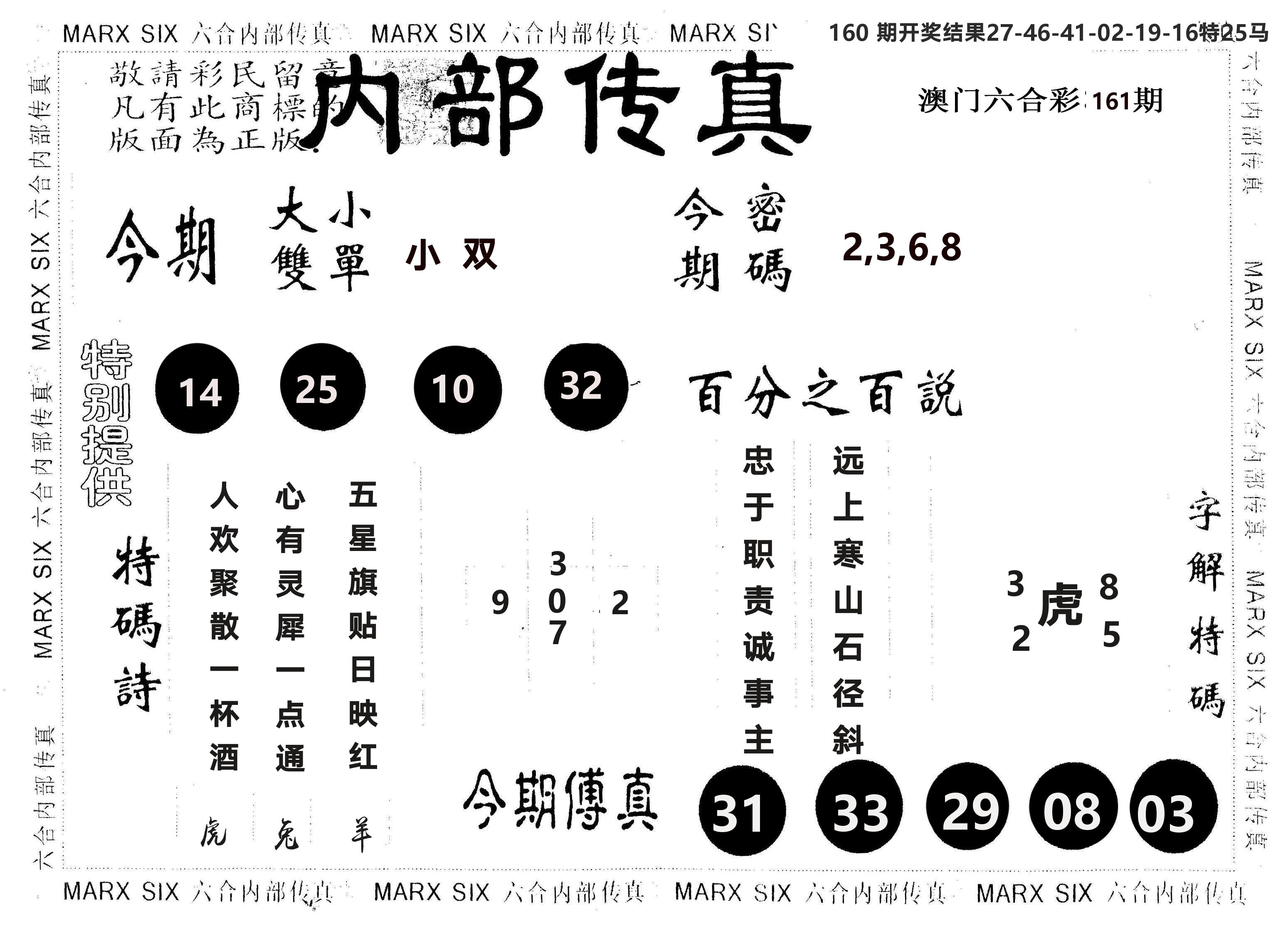 另版内部传真 第161期