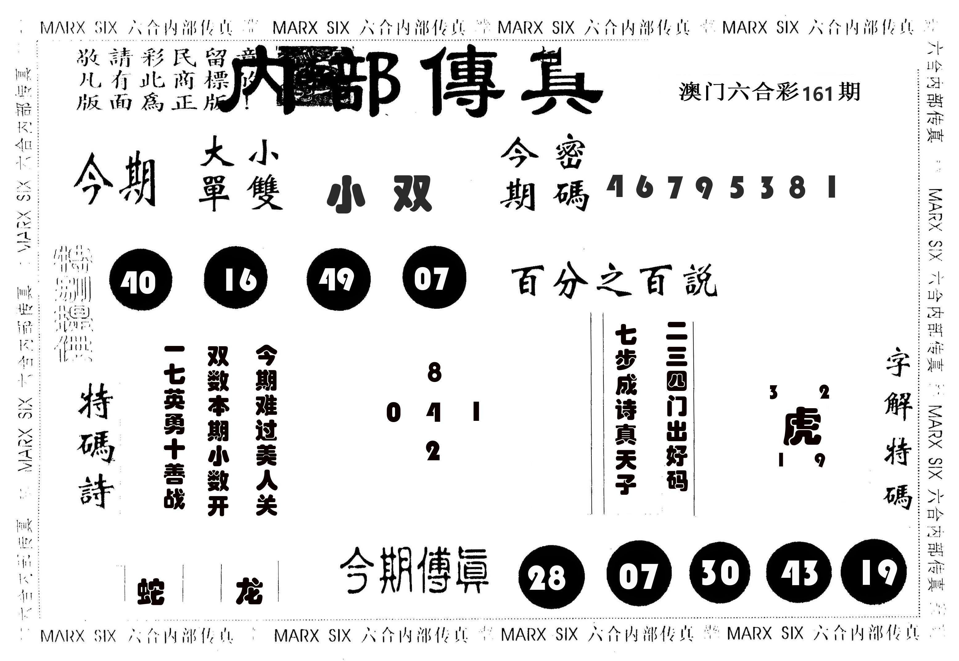 内部传真 第161期