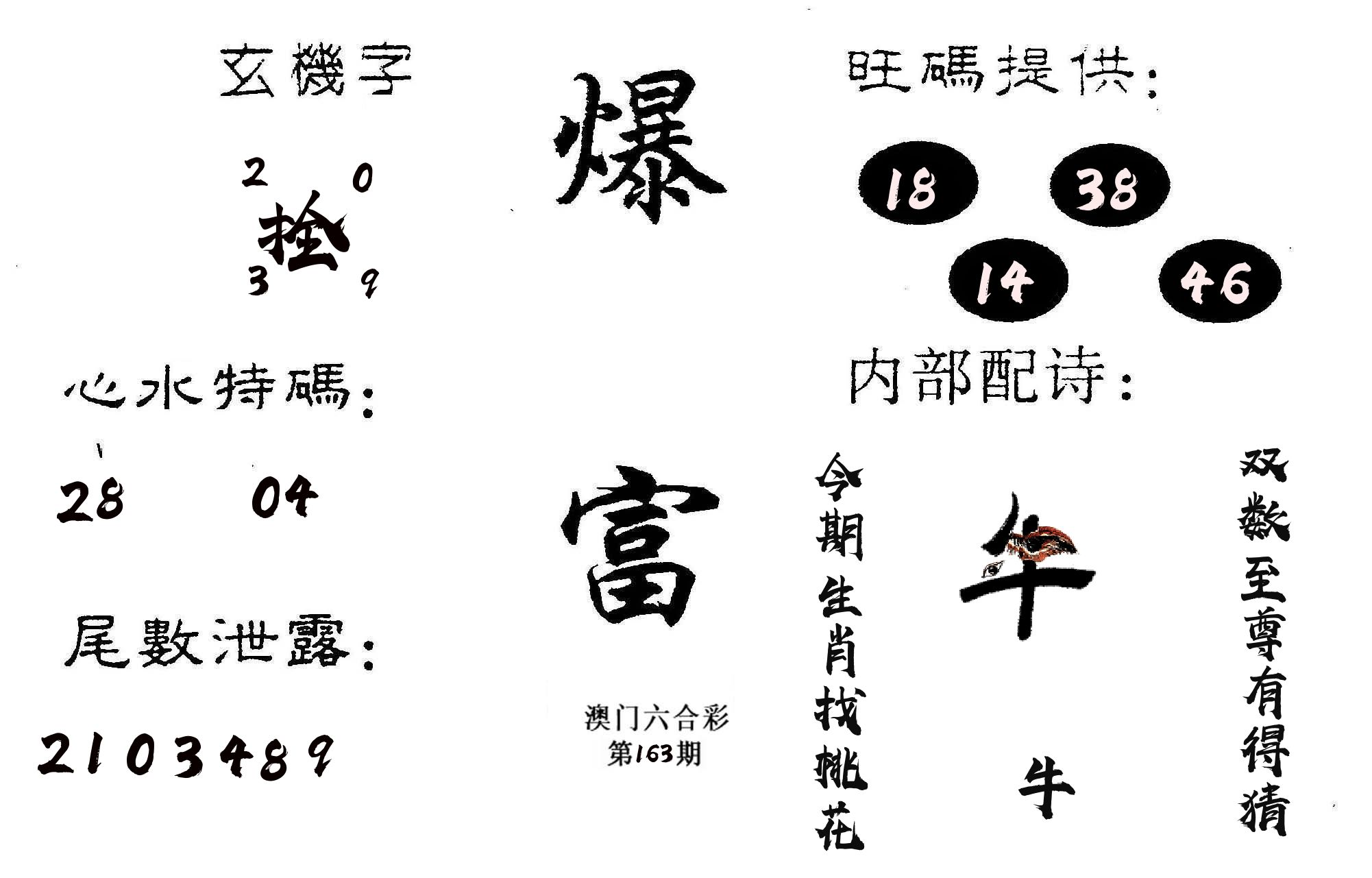 爆富 第163期