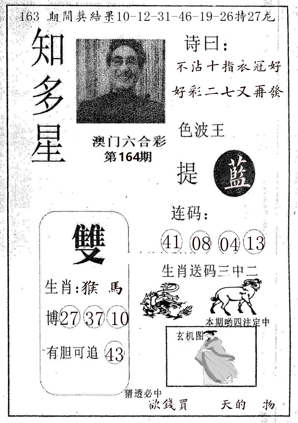 知多星 第164期