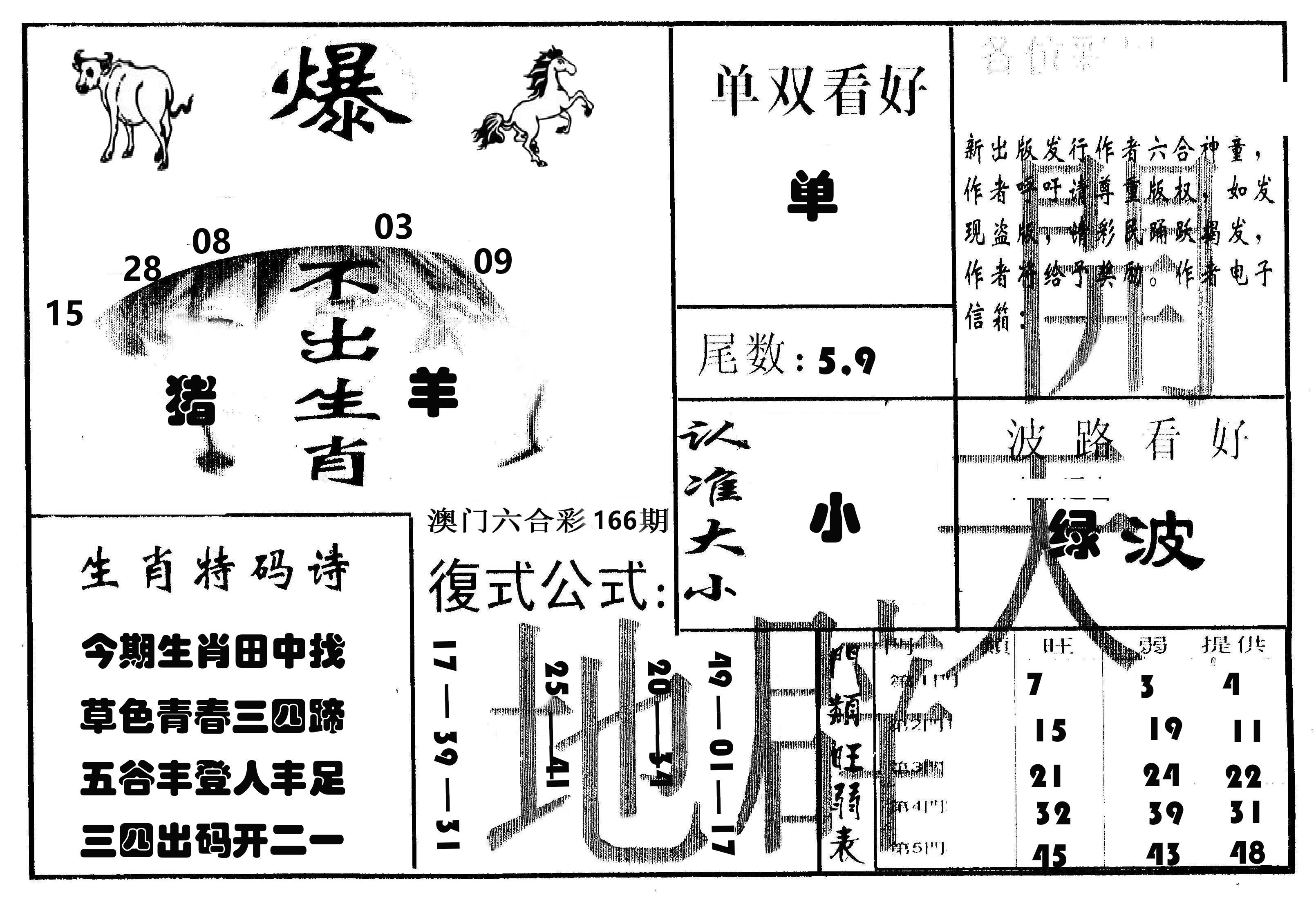开天辟地 第166期