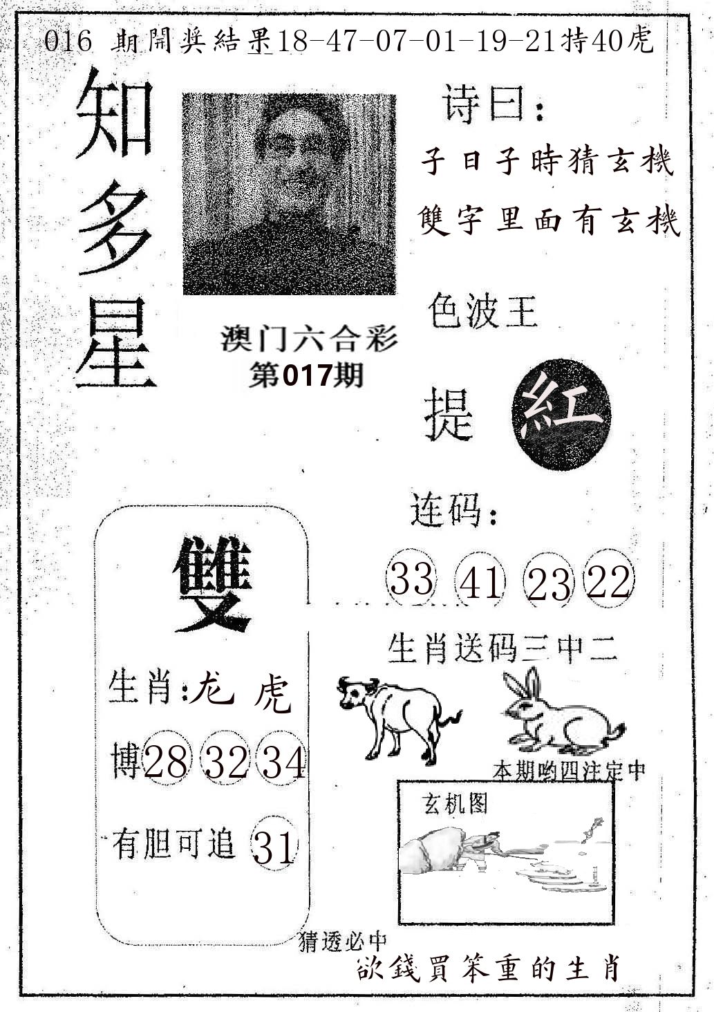 知多星 第17期