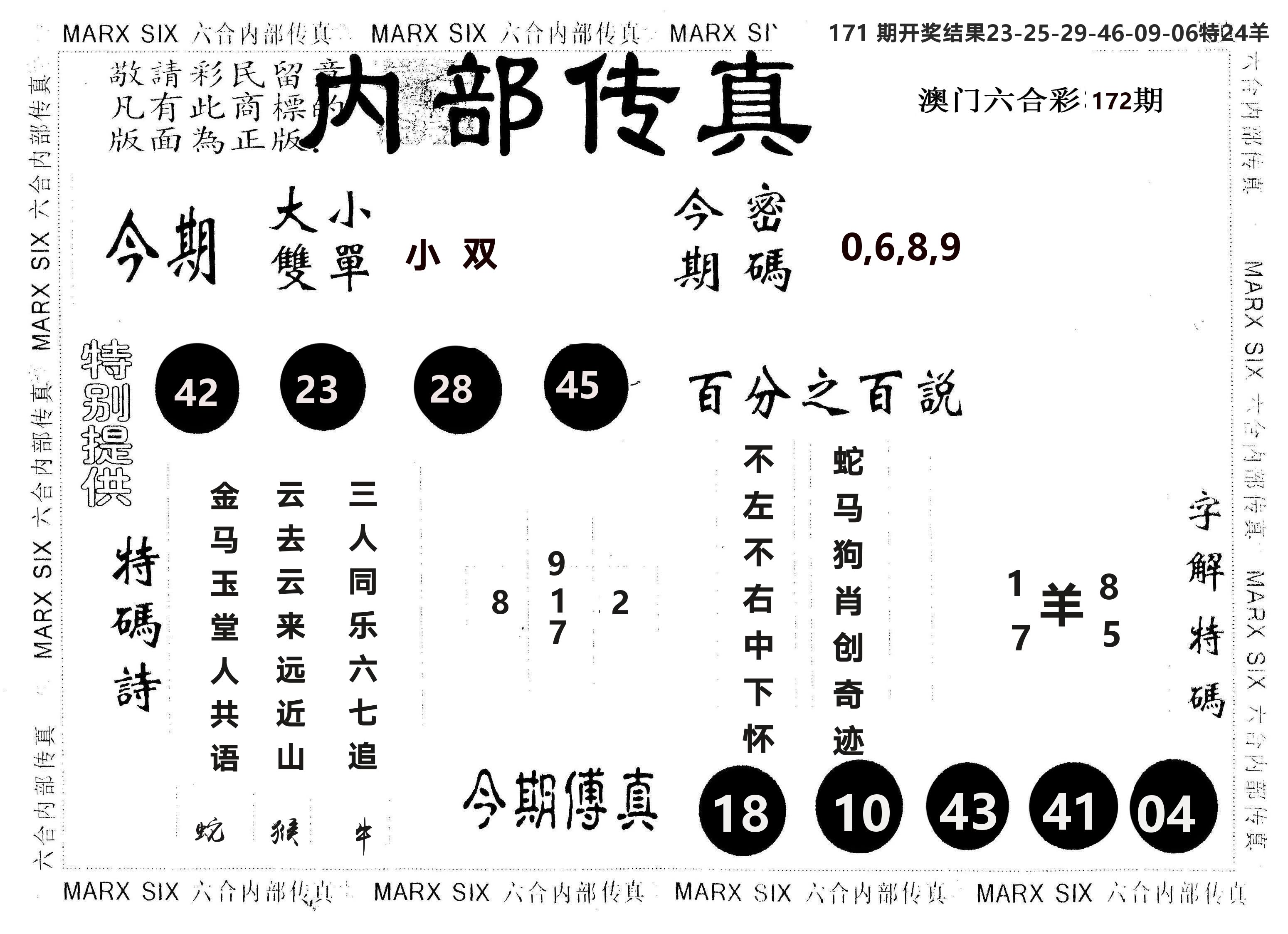另版内部传真 第172期
