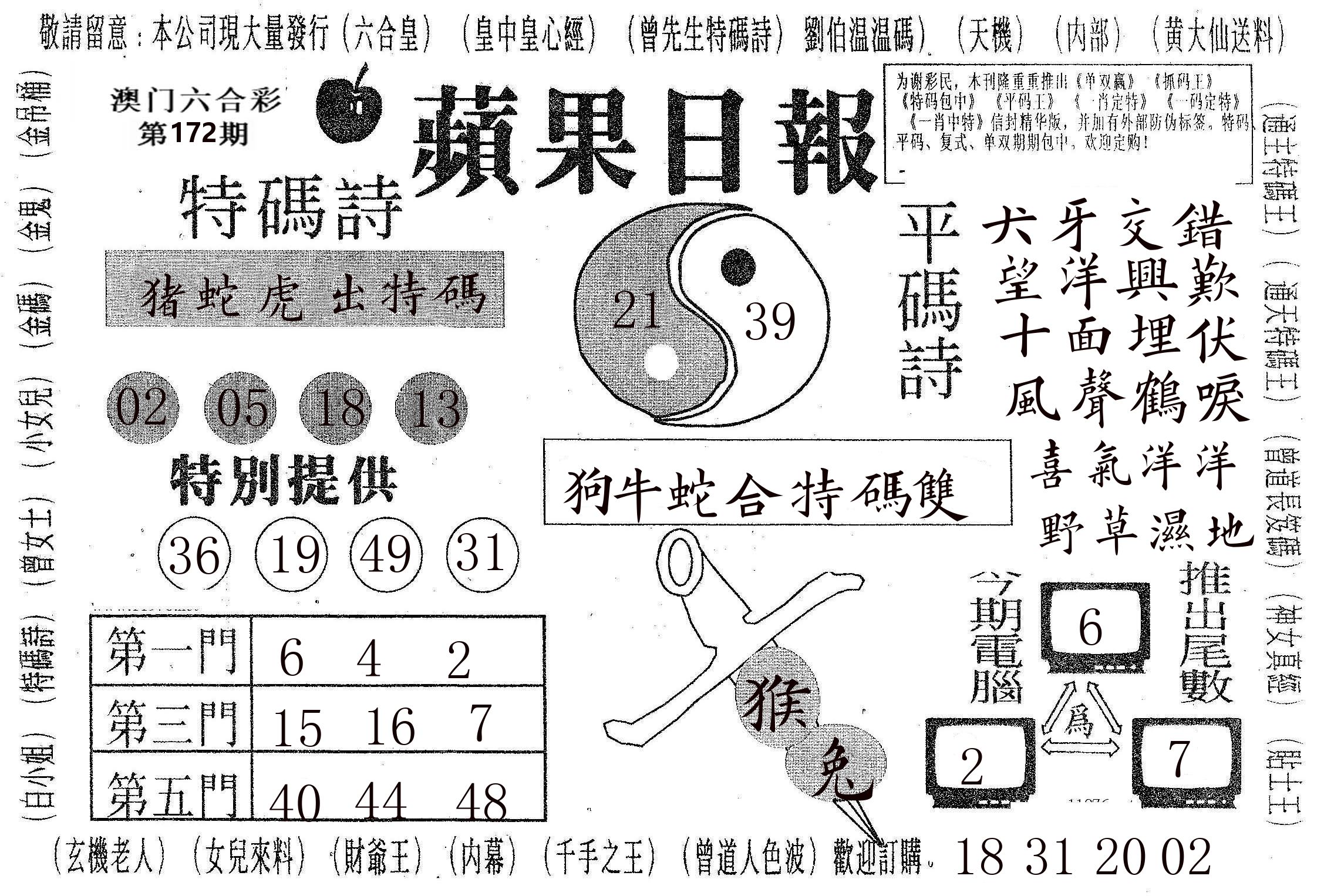 新苹果日报 第172期