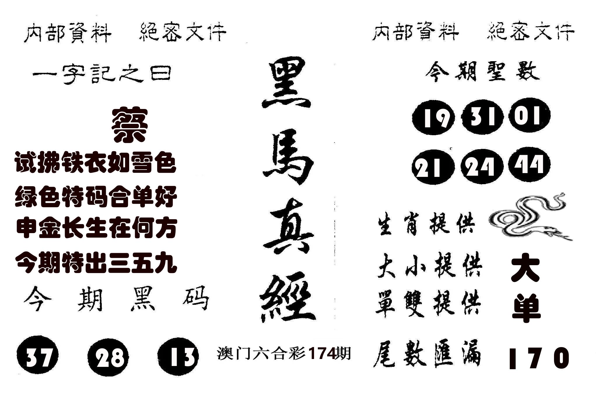 黑马真经 第174期