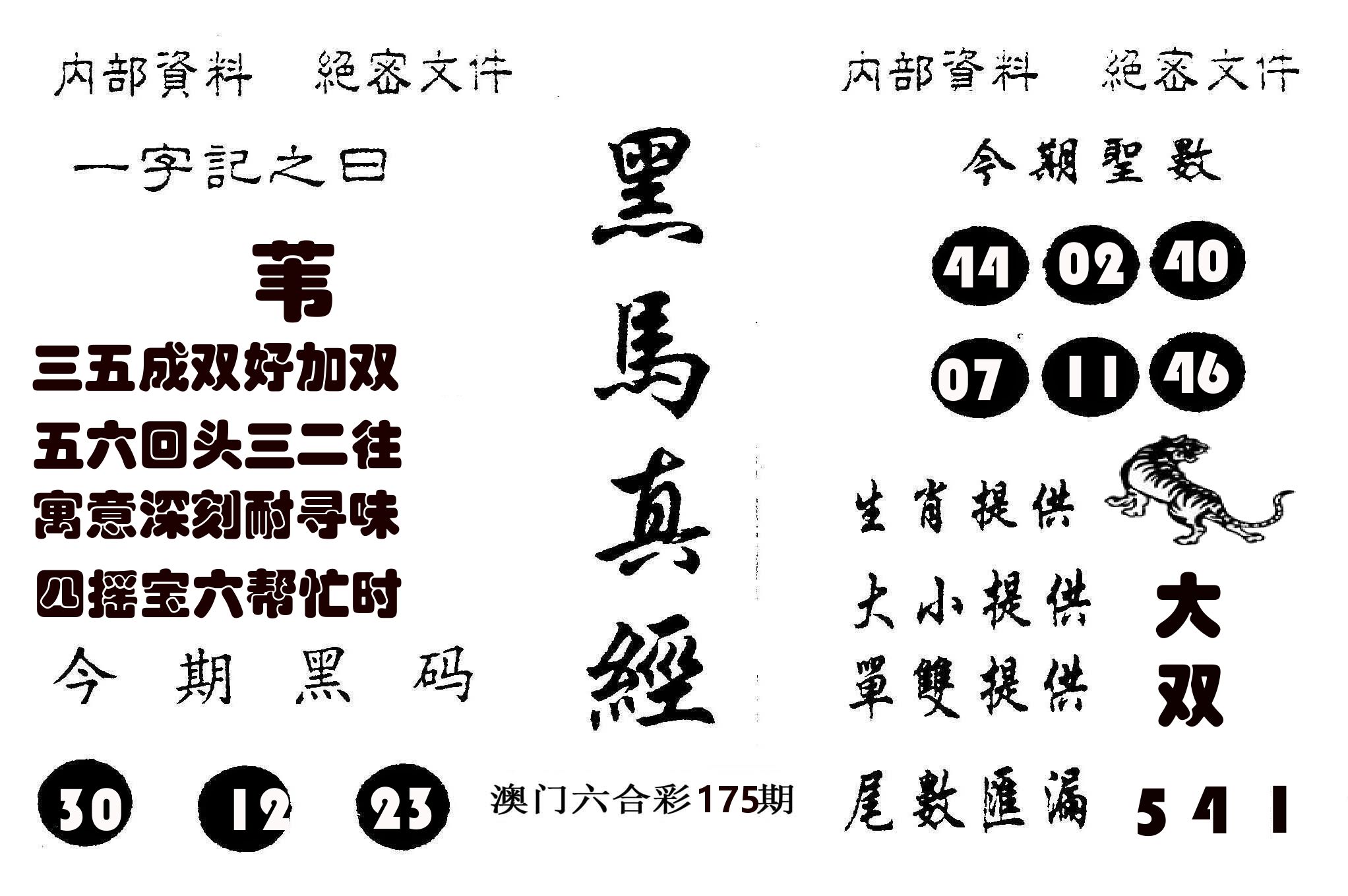 黑马真经 第175期