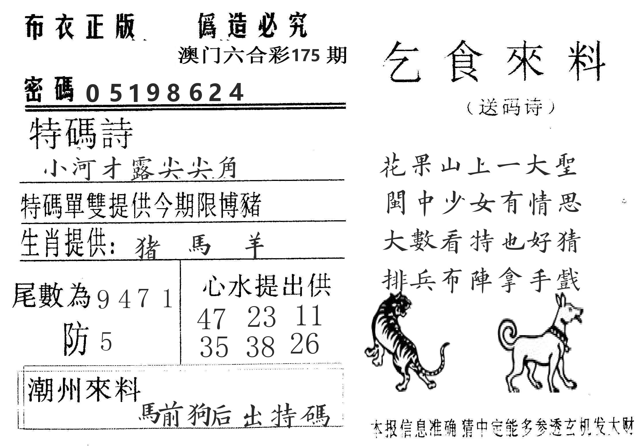 千禧码王 第175期