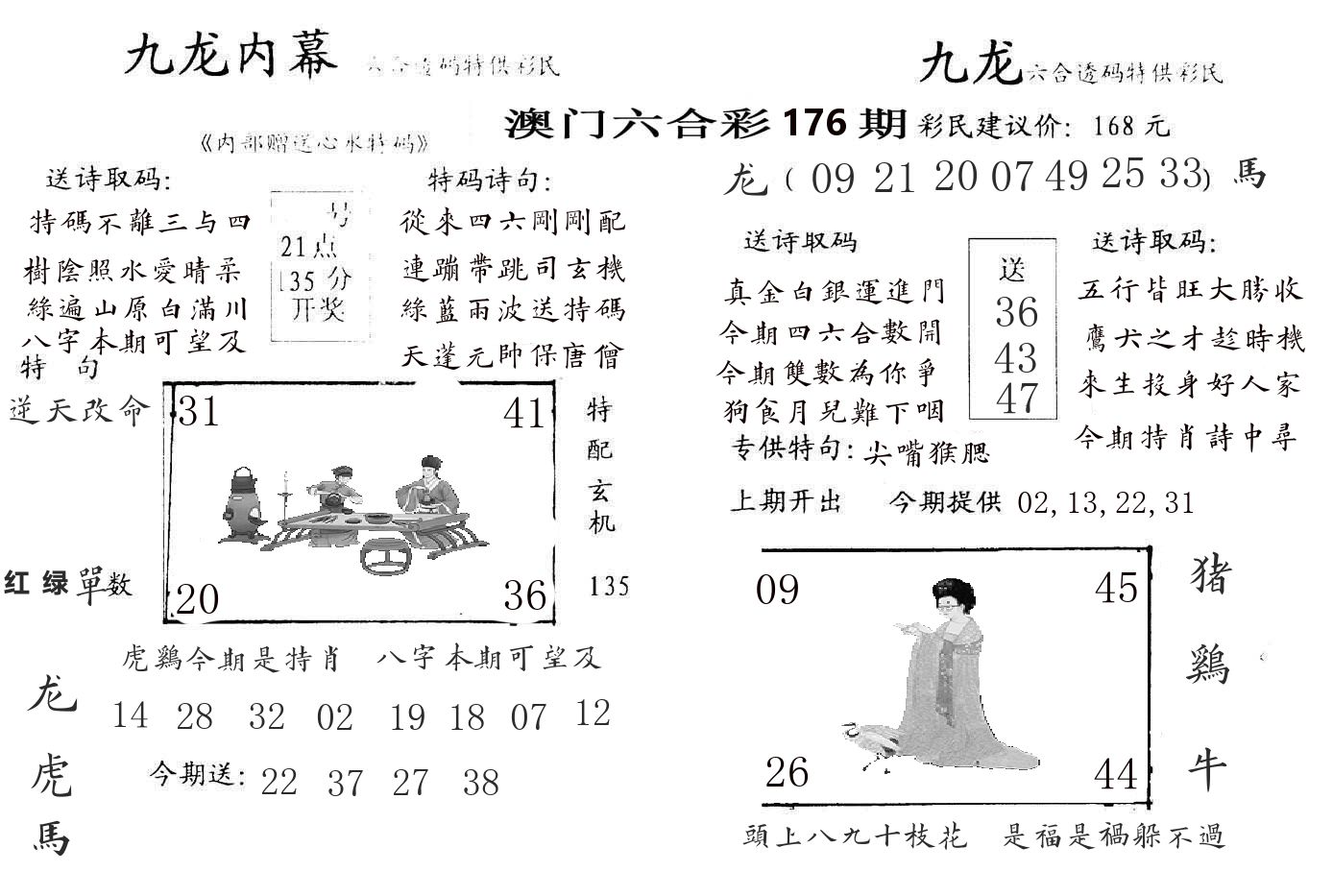 九龙内幕 第176期