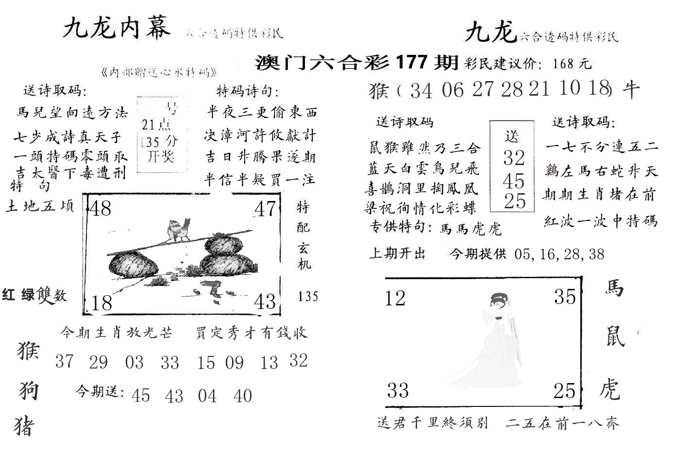 九龙内幕 第177期