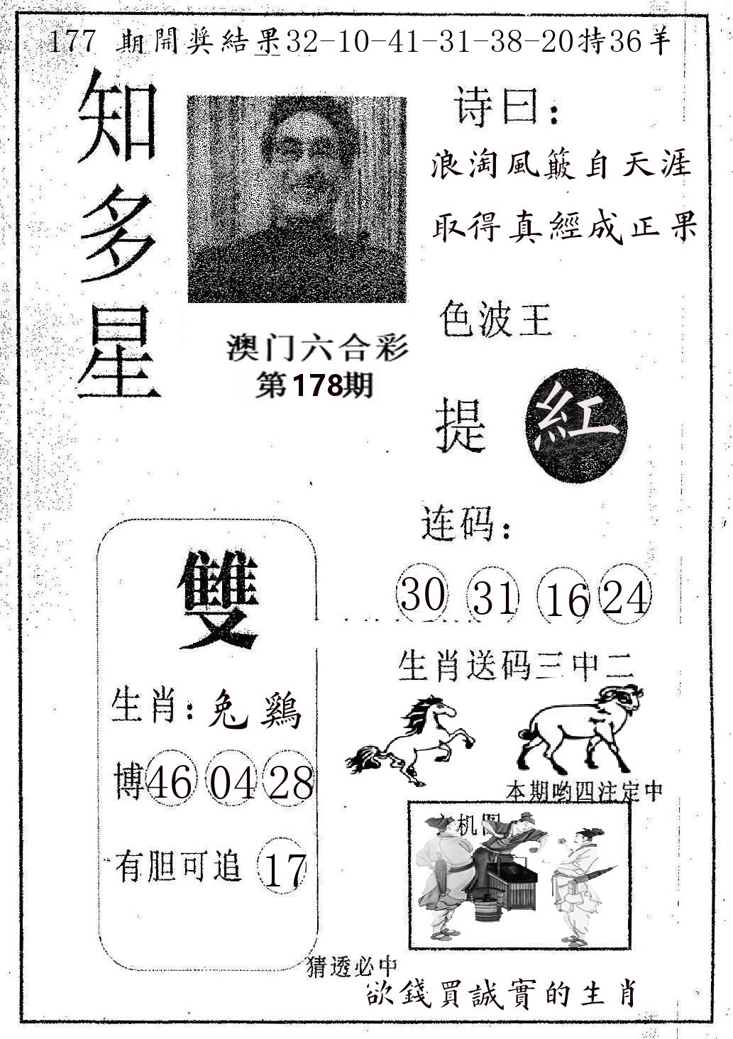 知多星 第178期