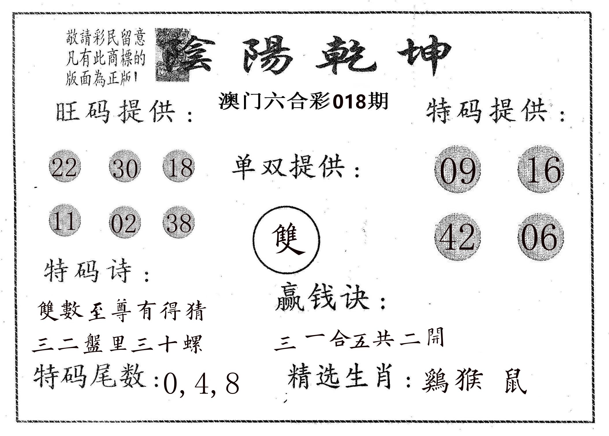阴阳乾坤 第18期