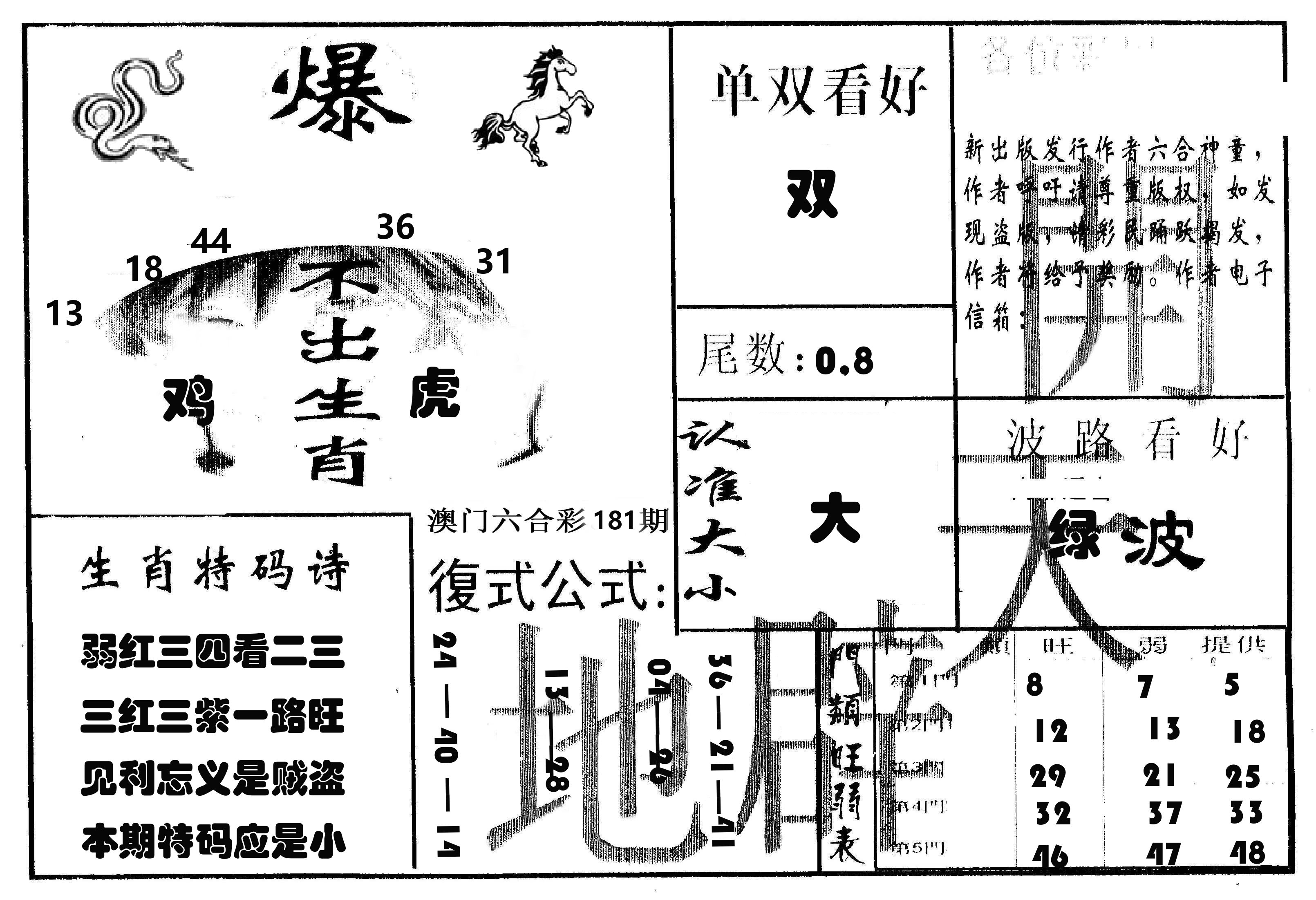 开天辟地 第181期