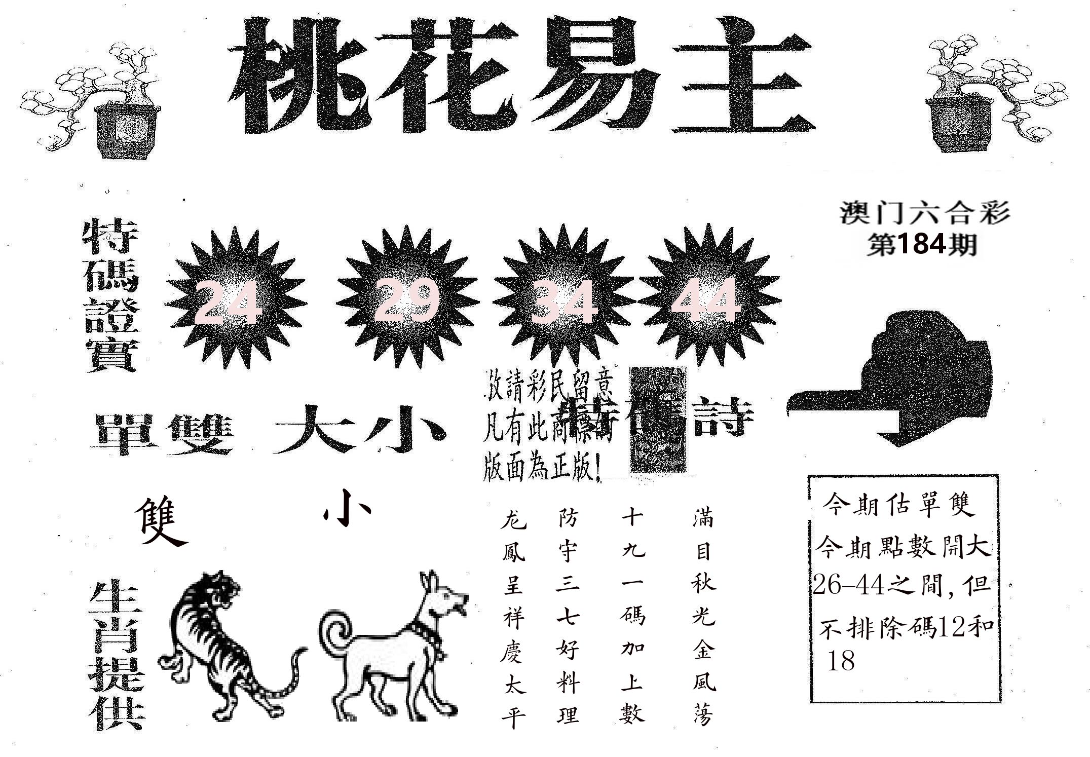 桃花易主 第184期