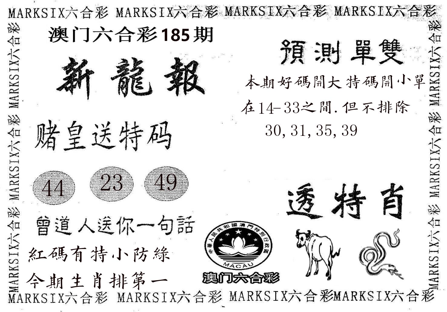 新龙报 第185期