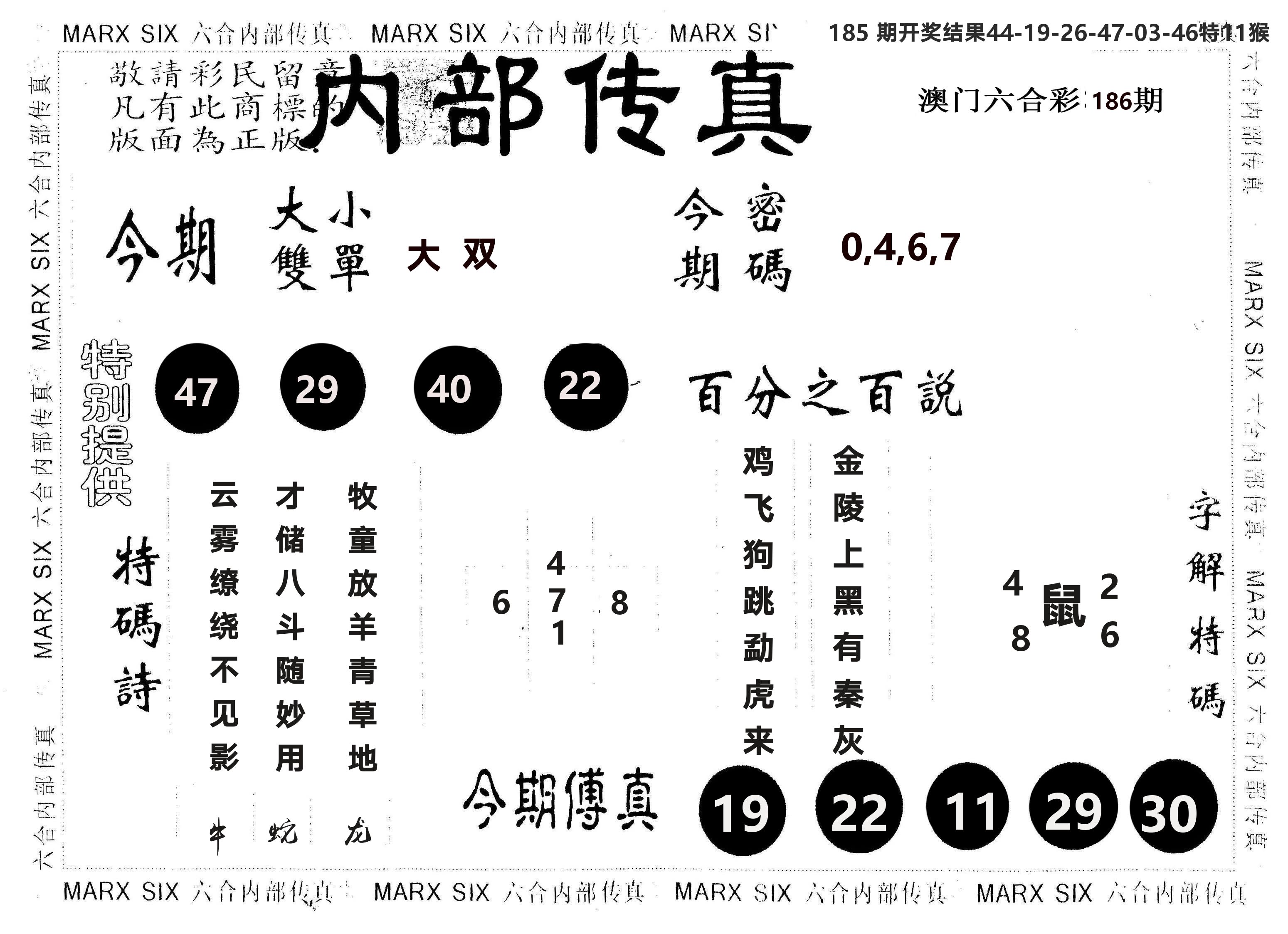 另版内部传真 第186期