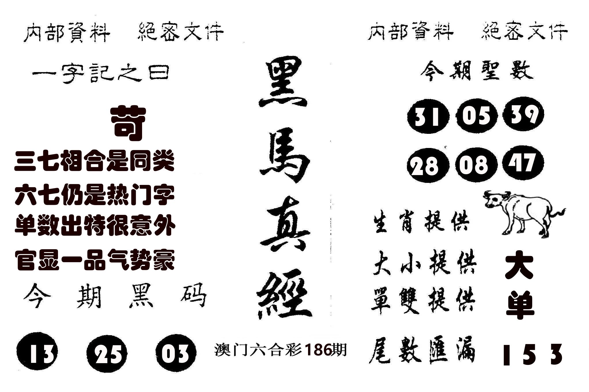 黑马真经 第186期