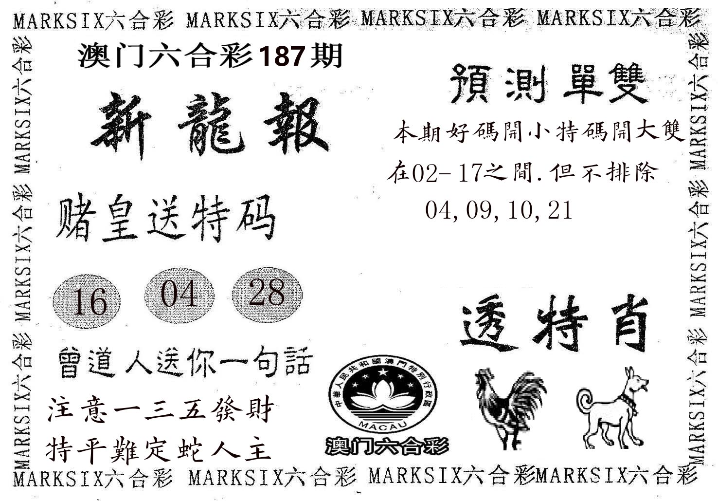 新龙报 第187期