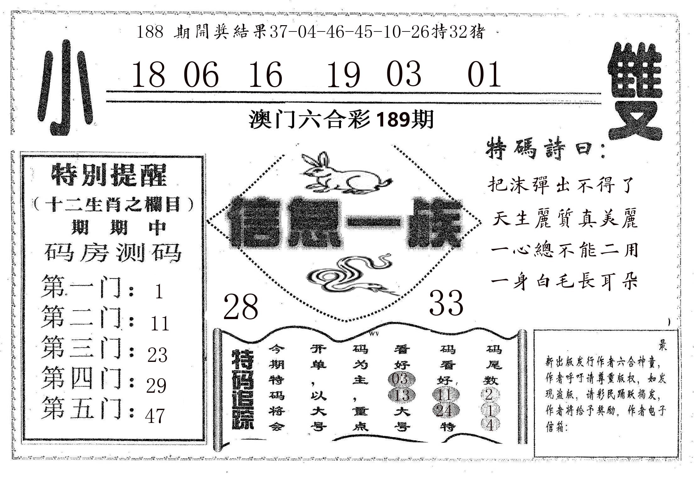 信息一族 第189期