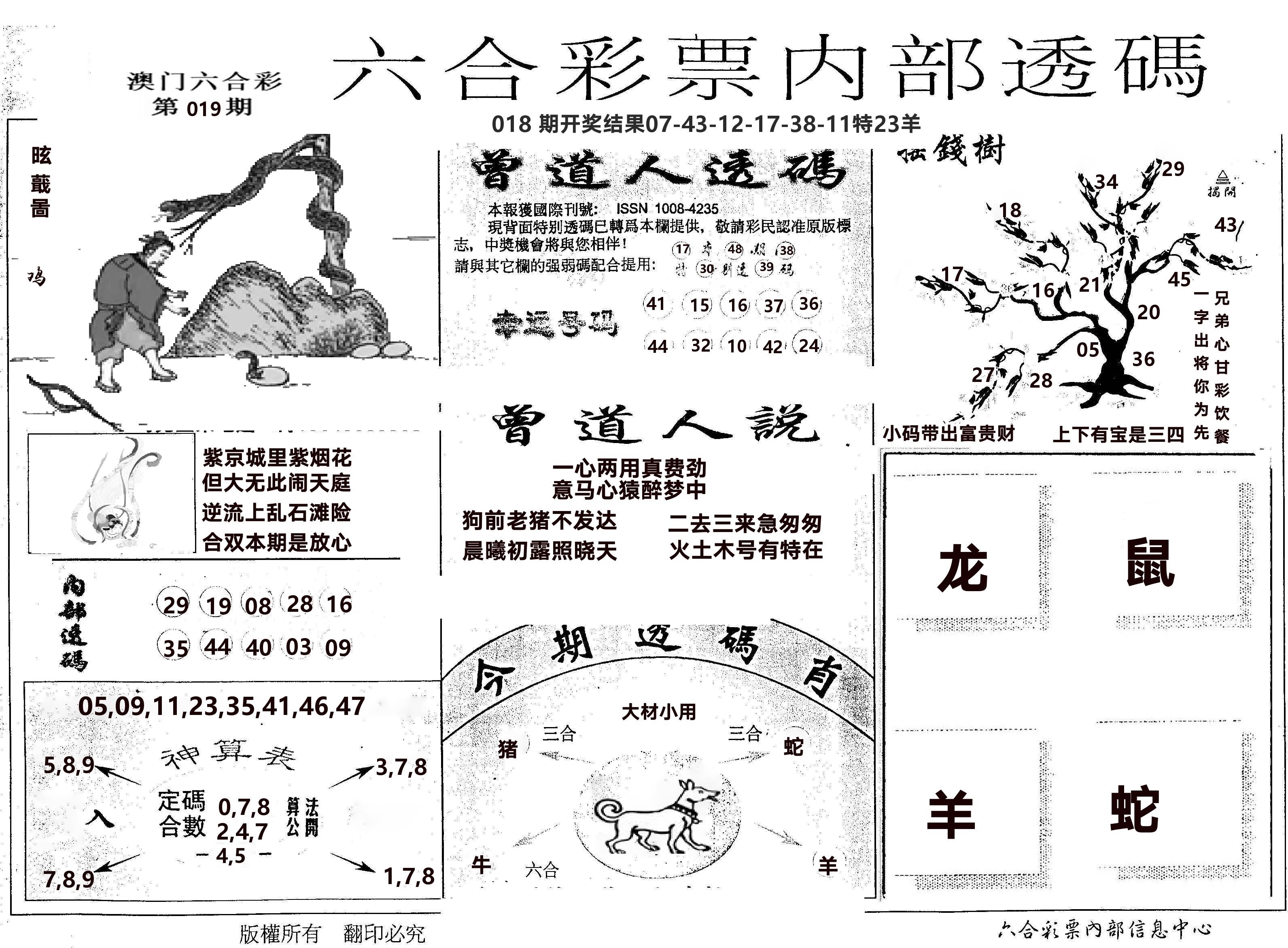内部透码(信封) 第19期