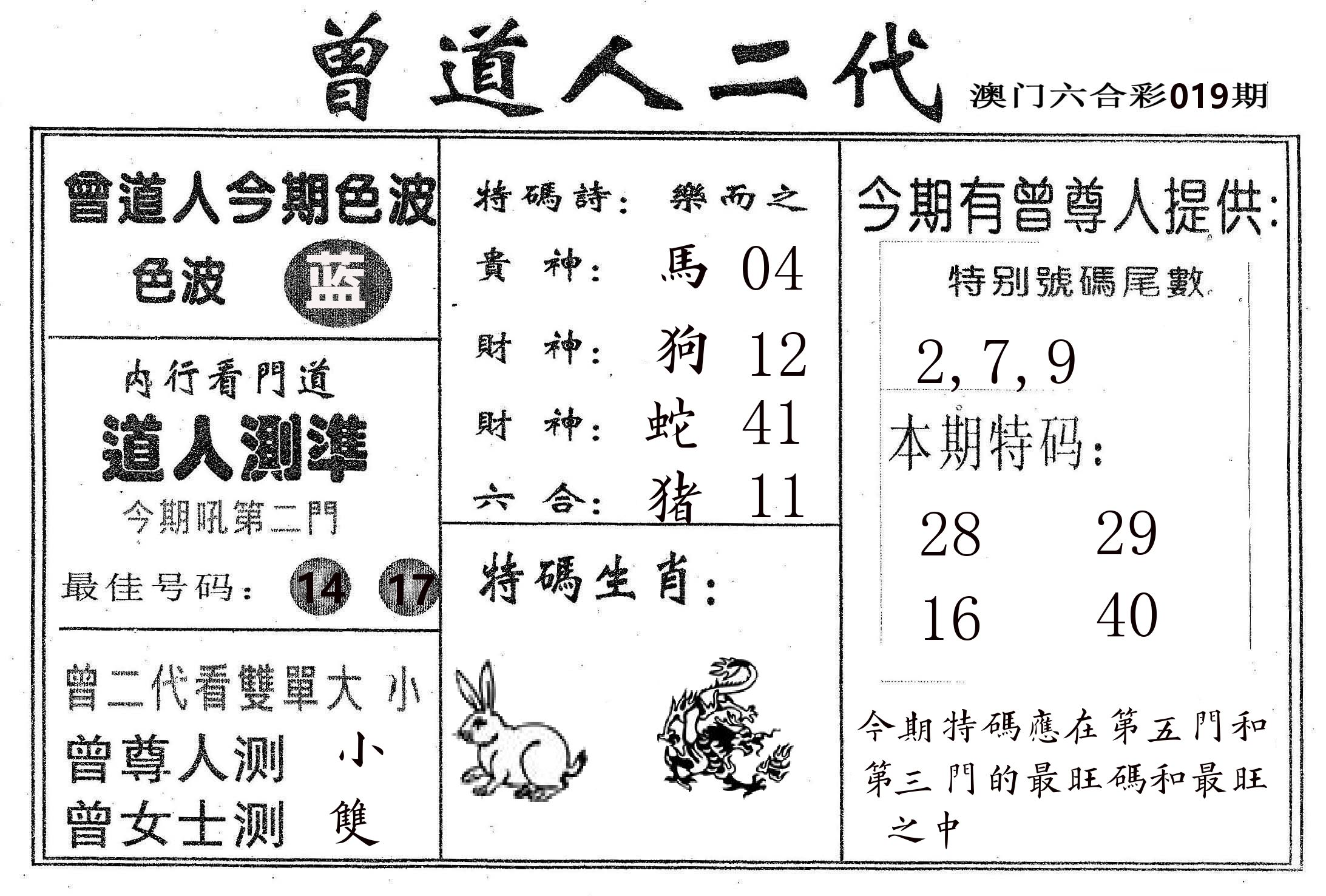 曾二代 第19期