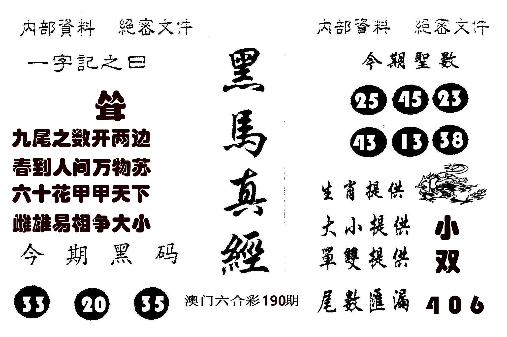 黑马真经 第190期
