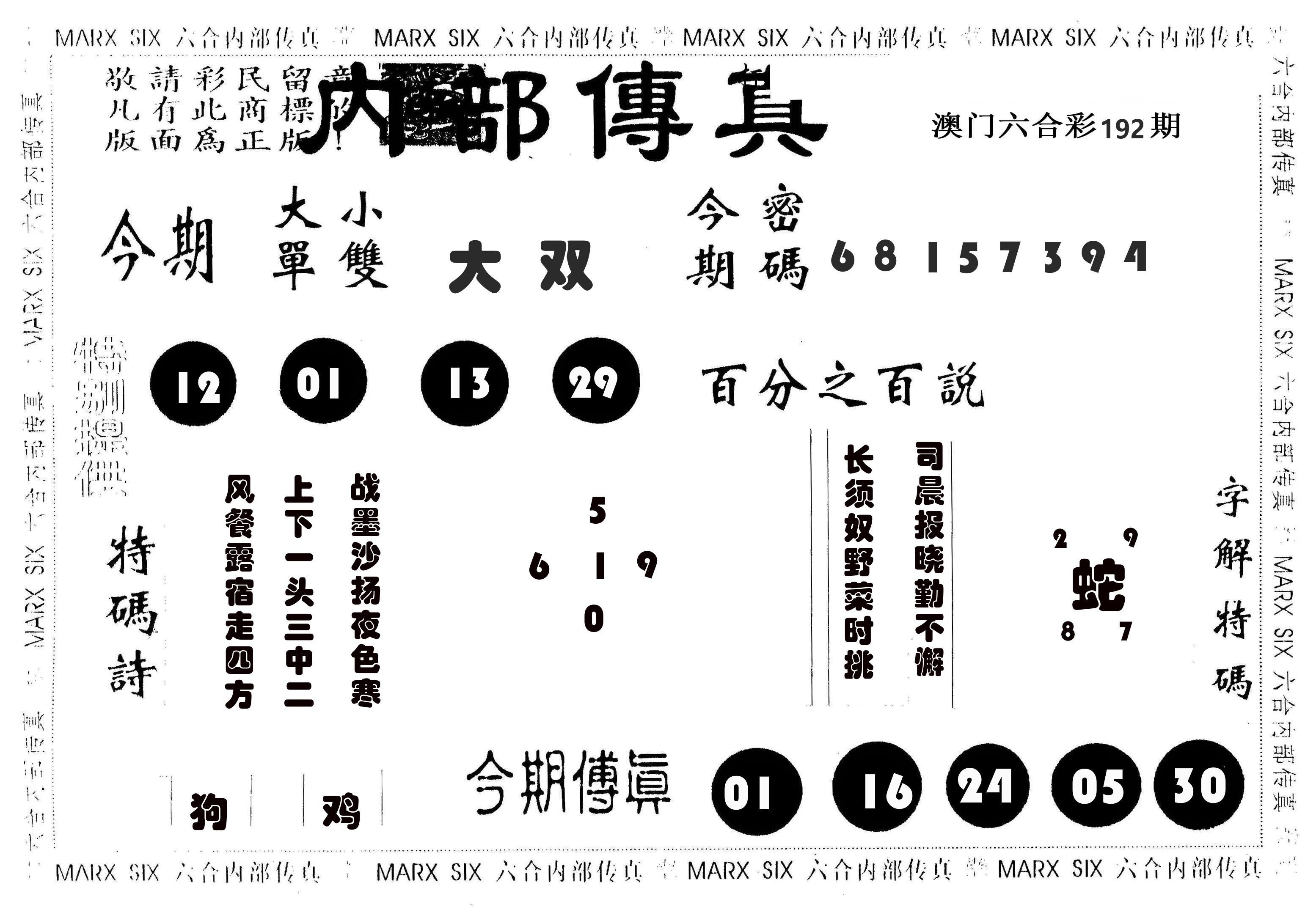 内部传真 第192期