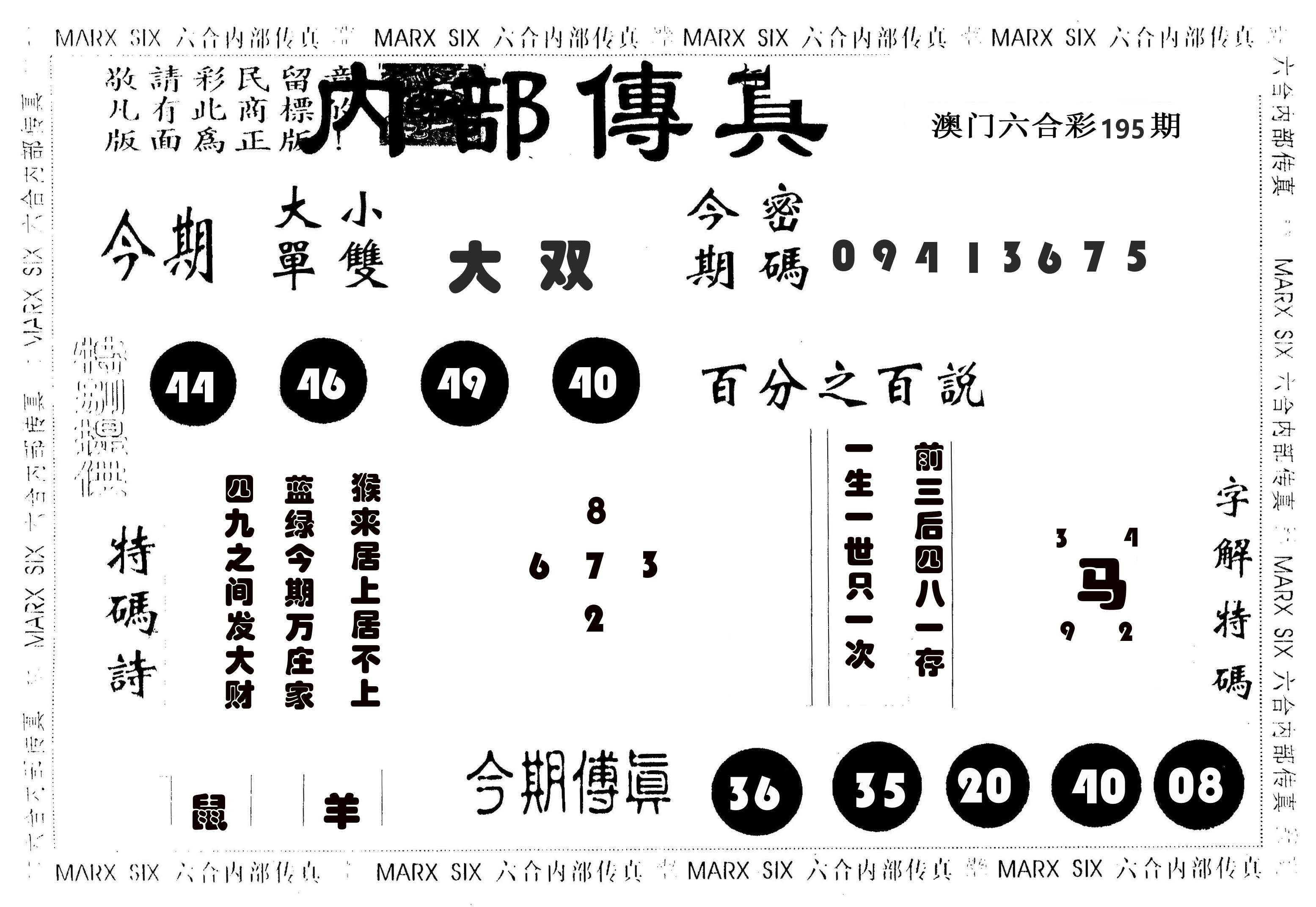 内部传真 第195期