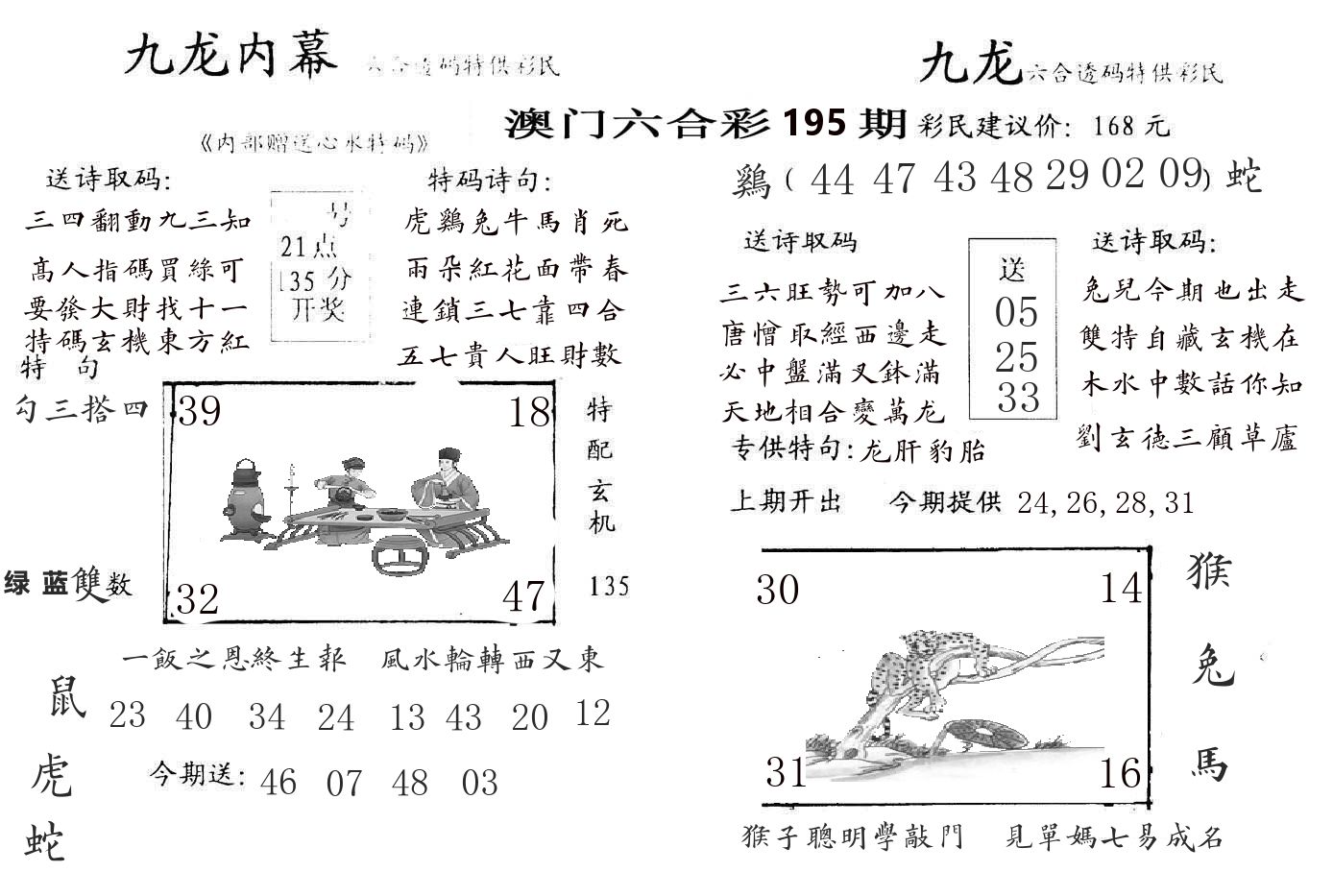 九龙内幕 第195期