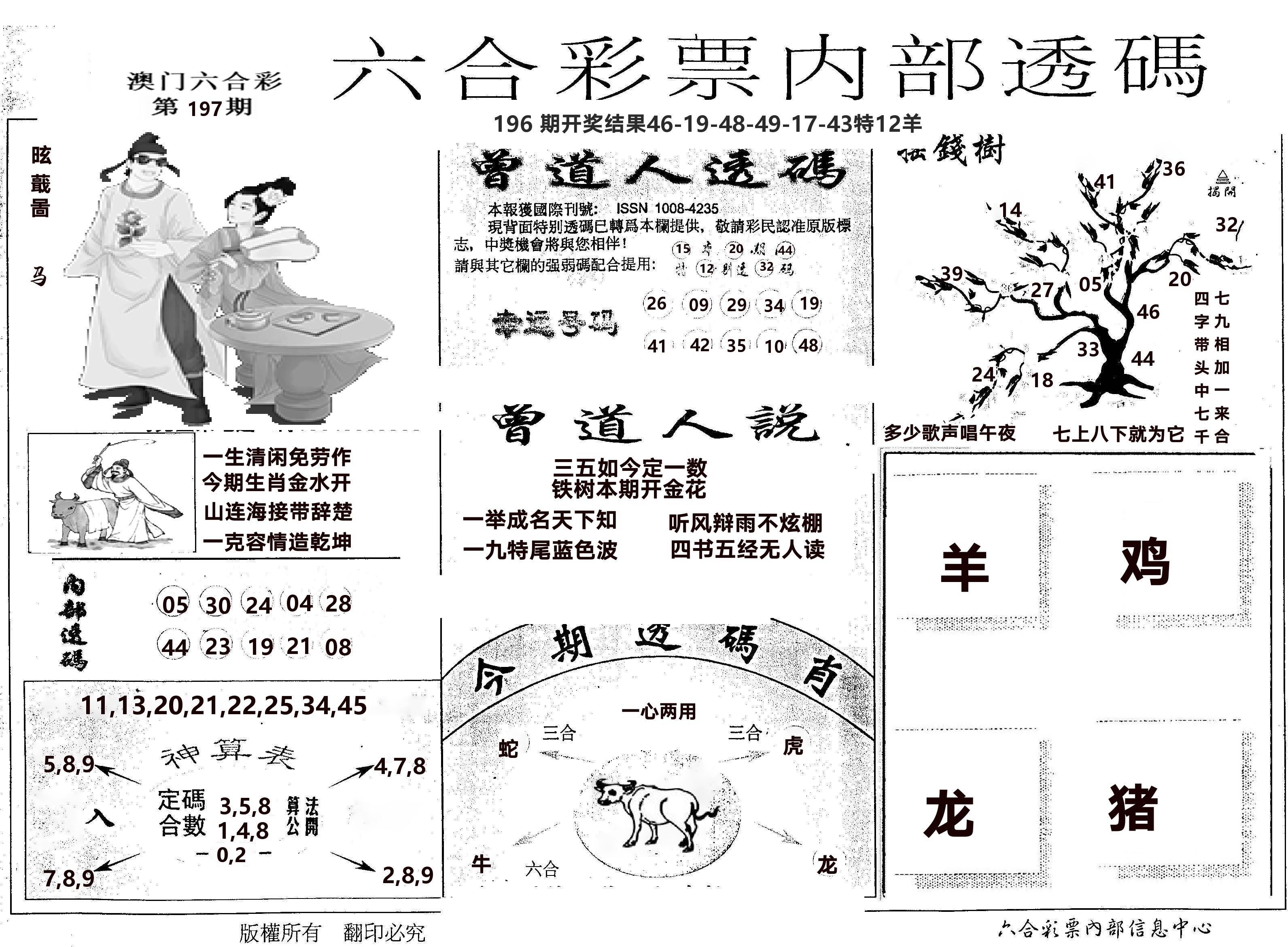 内部透码(信封) 第197期