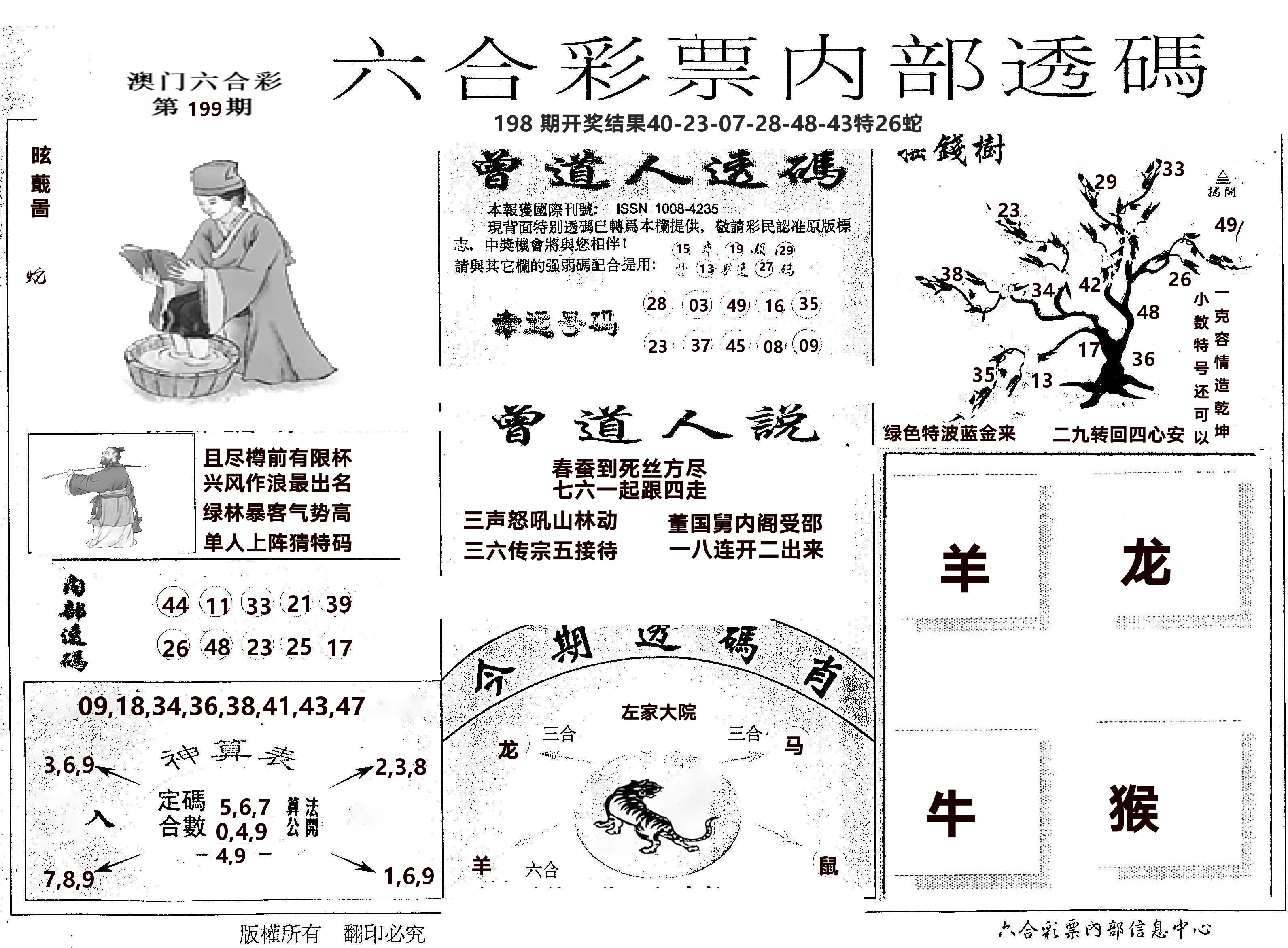 内部透码(信封) 第199期