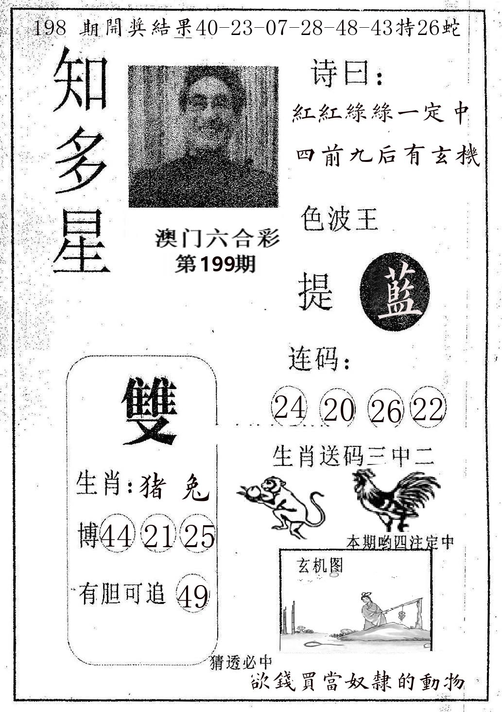 知多星 第199期