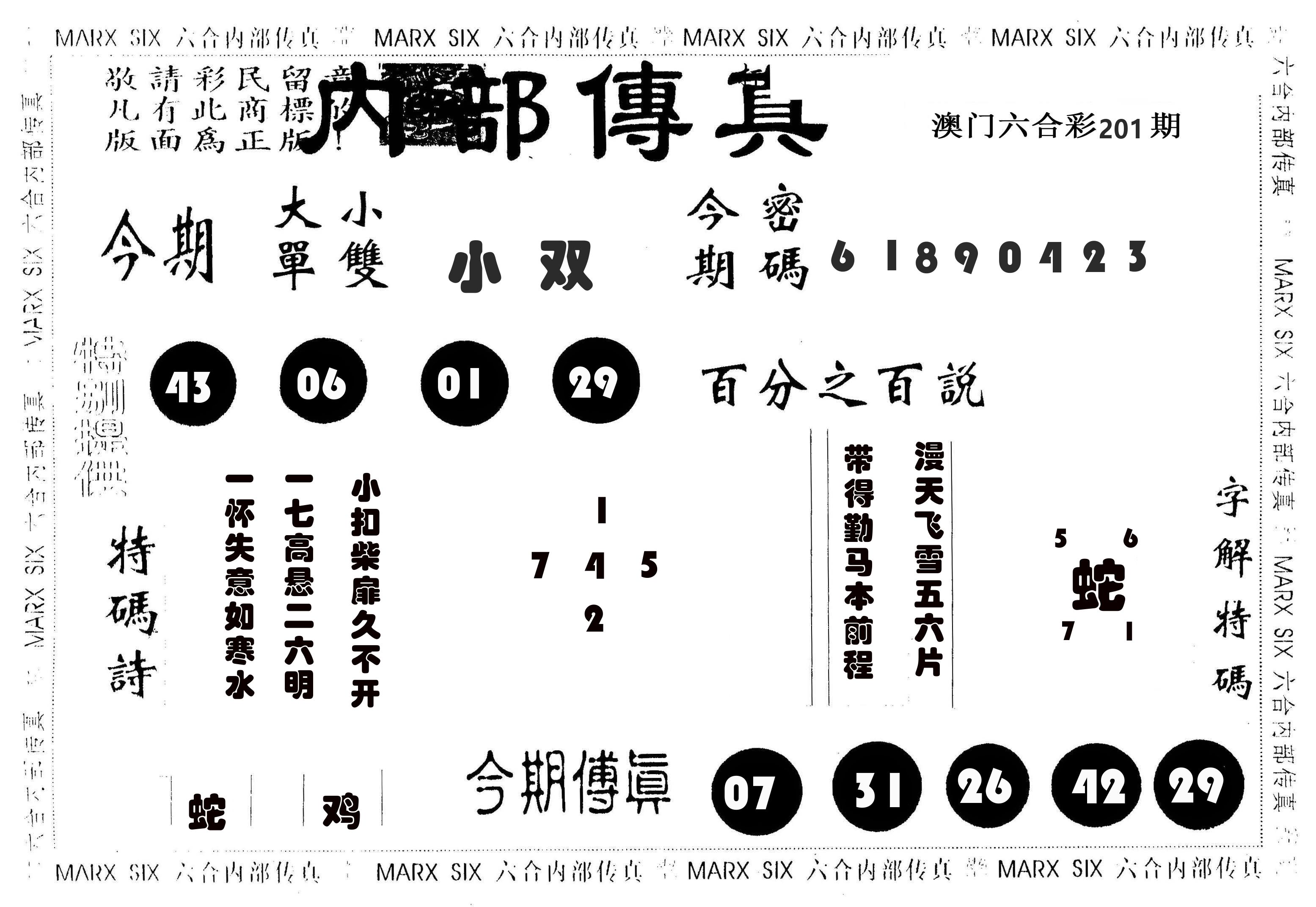 内部传真 第201期